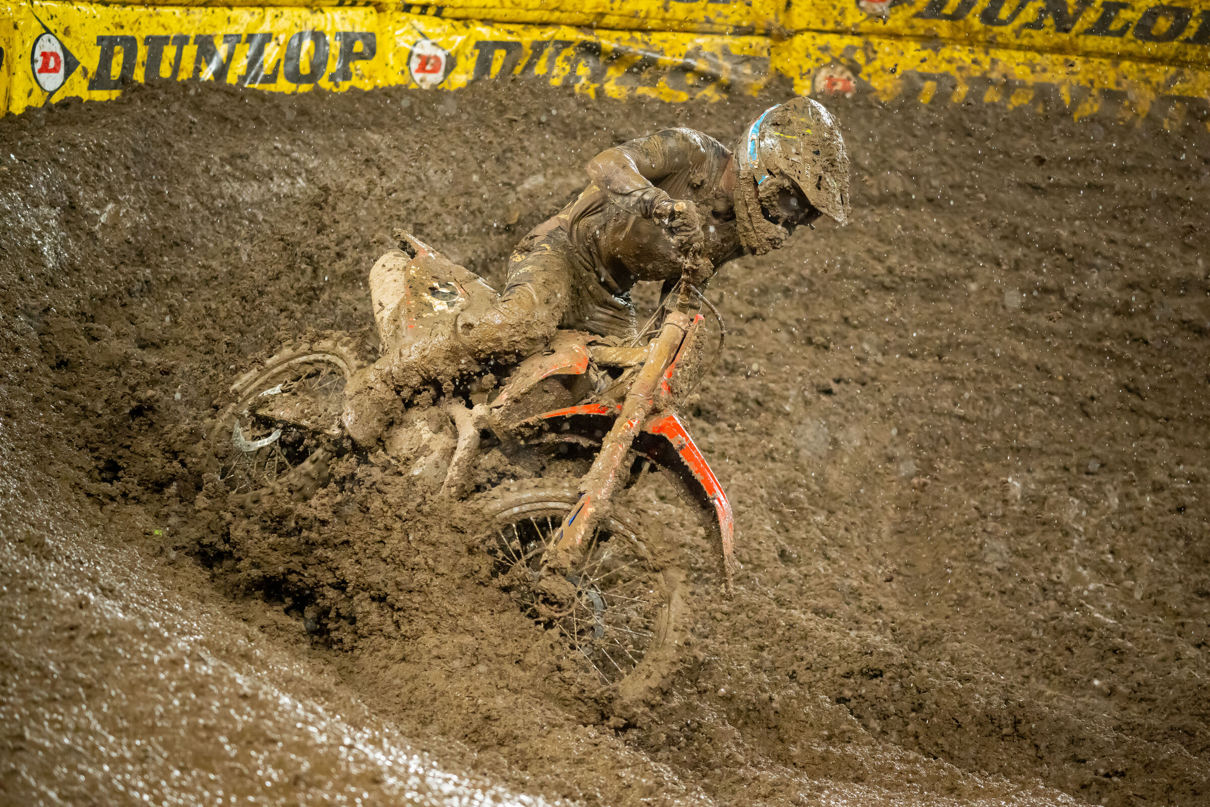 Chase Sexton's night in East Rutherford didn't end up the way he had hoped.