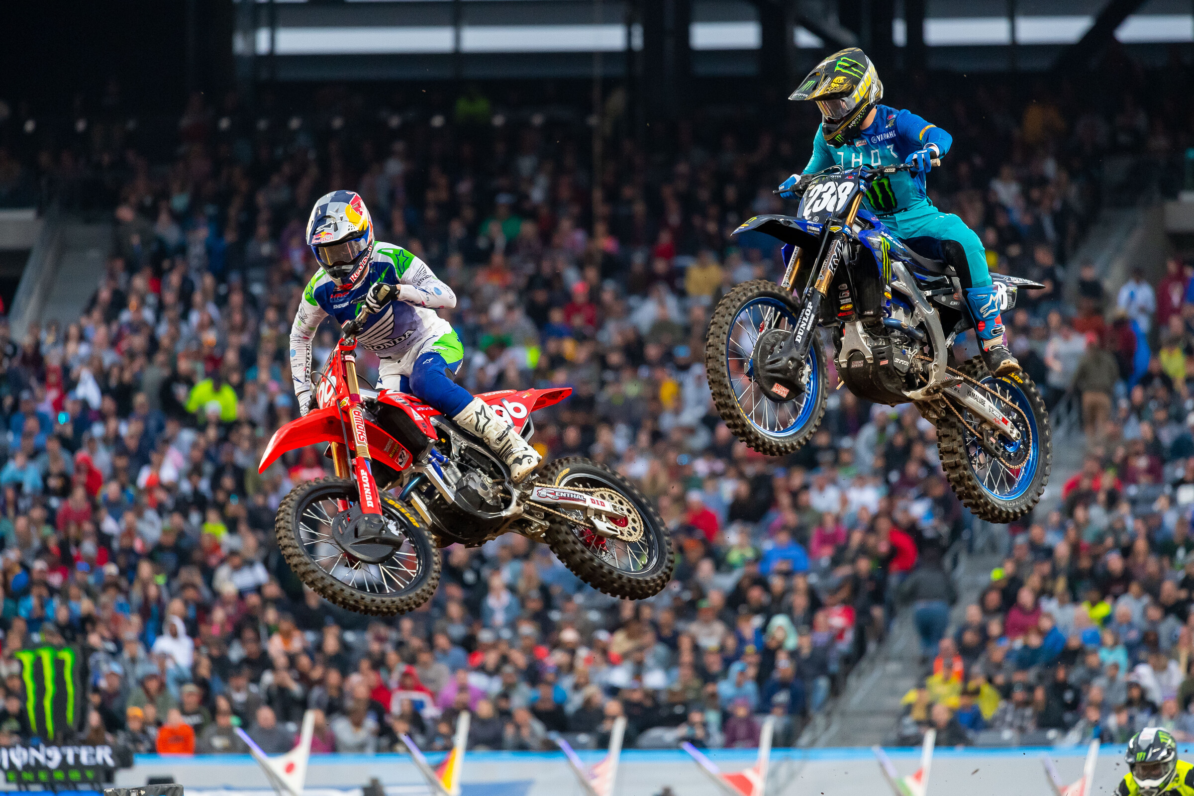 Hunter Lawrence just needs P20 in Nashville to claim the 250SX East Region title.