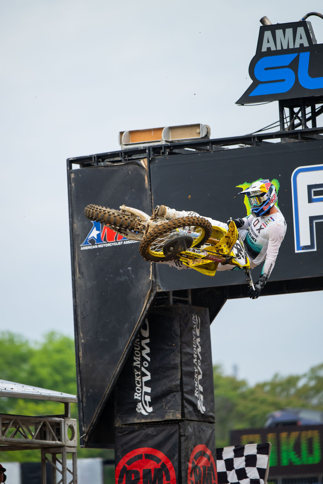 Roczen looked like he was enjoying himself during qualifying.