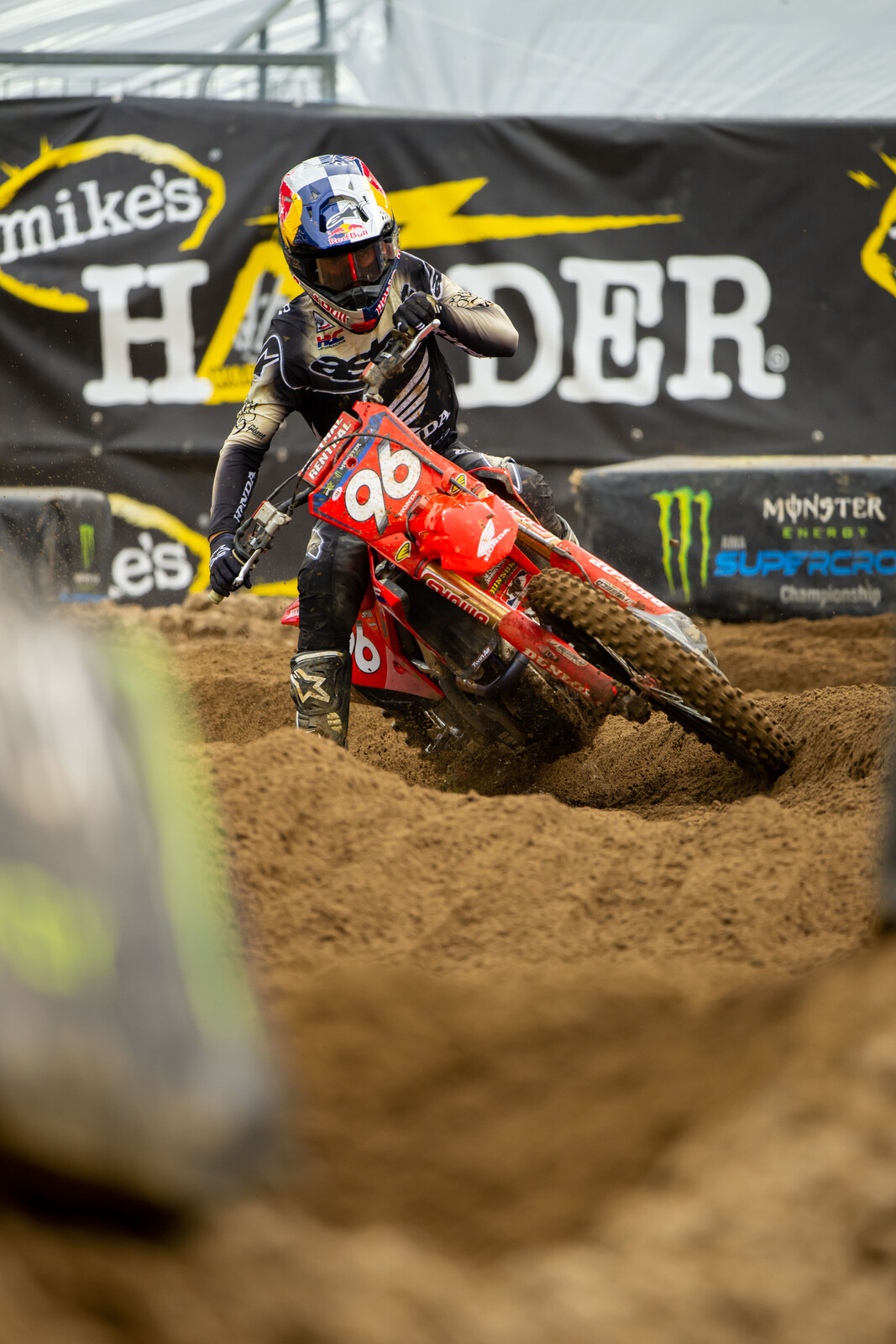 Lawrence was ripping during qualifying and should wrap up the 250SX  east championship this afternoon.