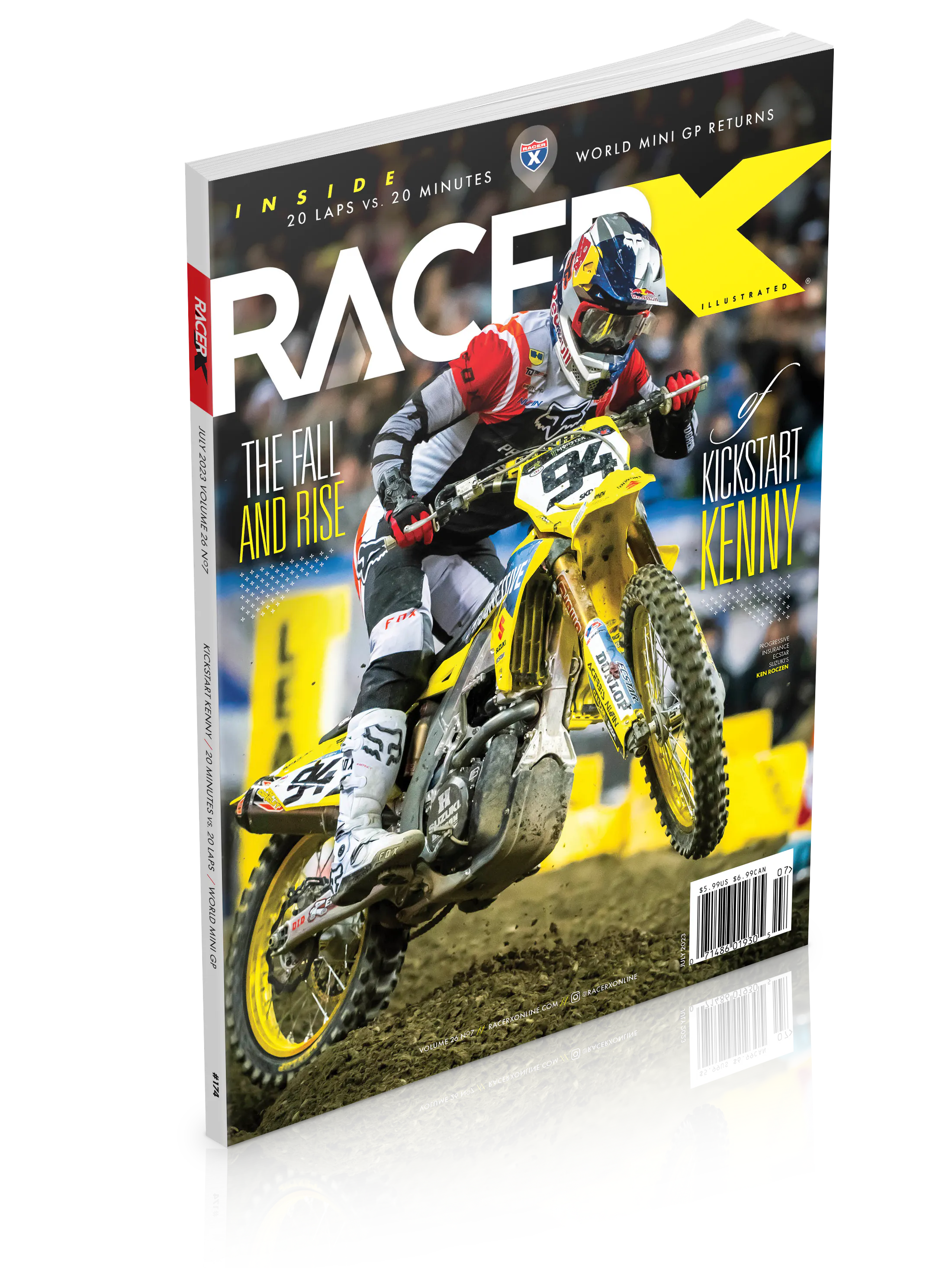 The July 2023 Issue of Racer X Illustrated Motocross Magazine