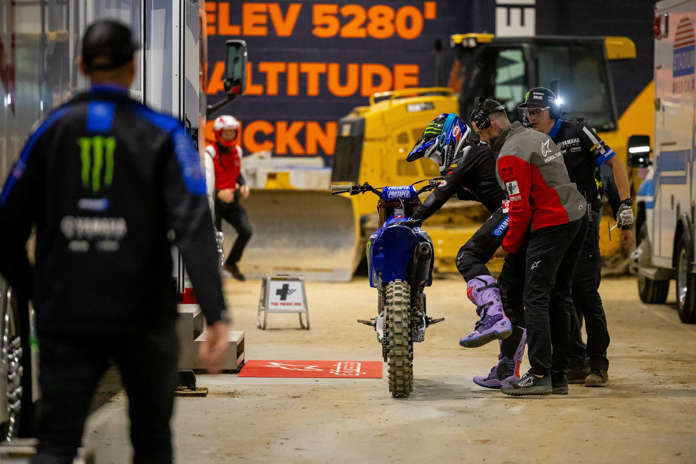 Eli Tomac's season came to a screeching halt in Denver.