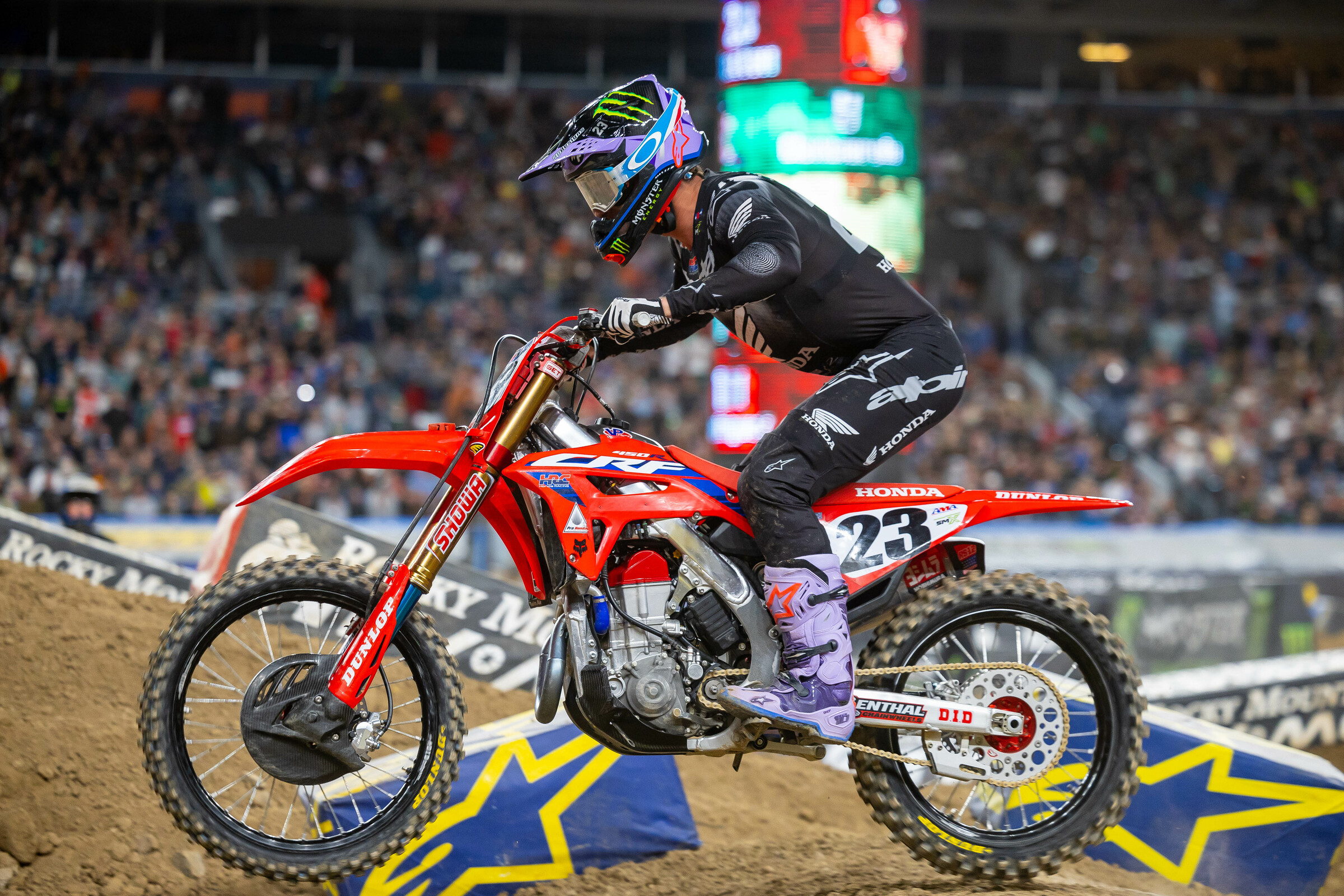 Sexton is ending the season with a flurry, winning three of the last four races, failing only in the mega-mudder in New Jersey.