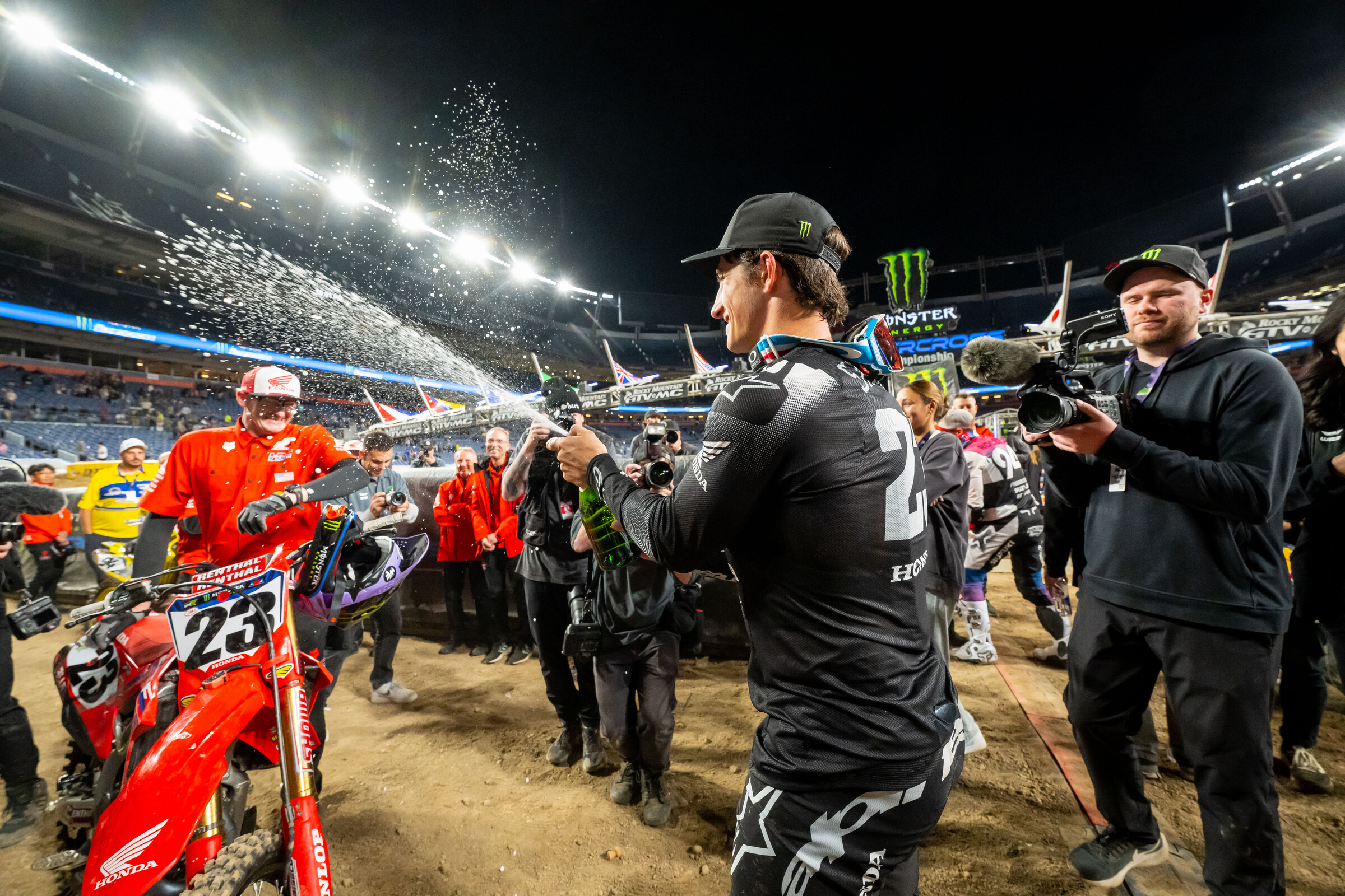 Sexton says he was not aware of Tomac's injury situation after the race.