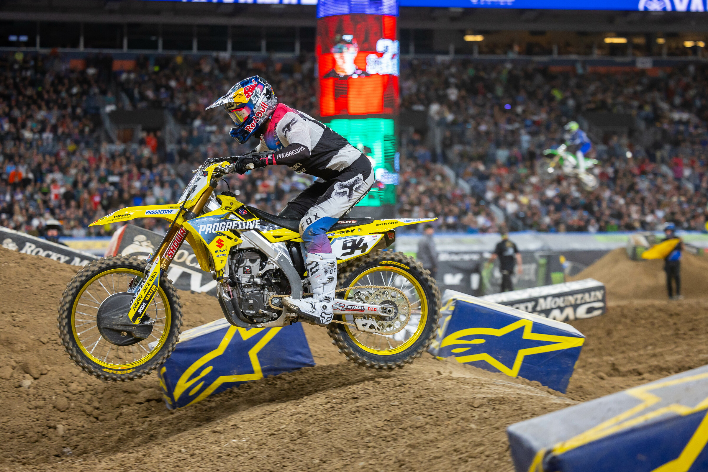 Ken Roczen made the Denver whoops look like a straightaway. 