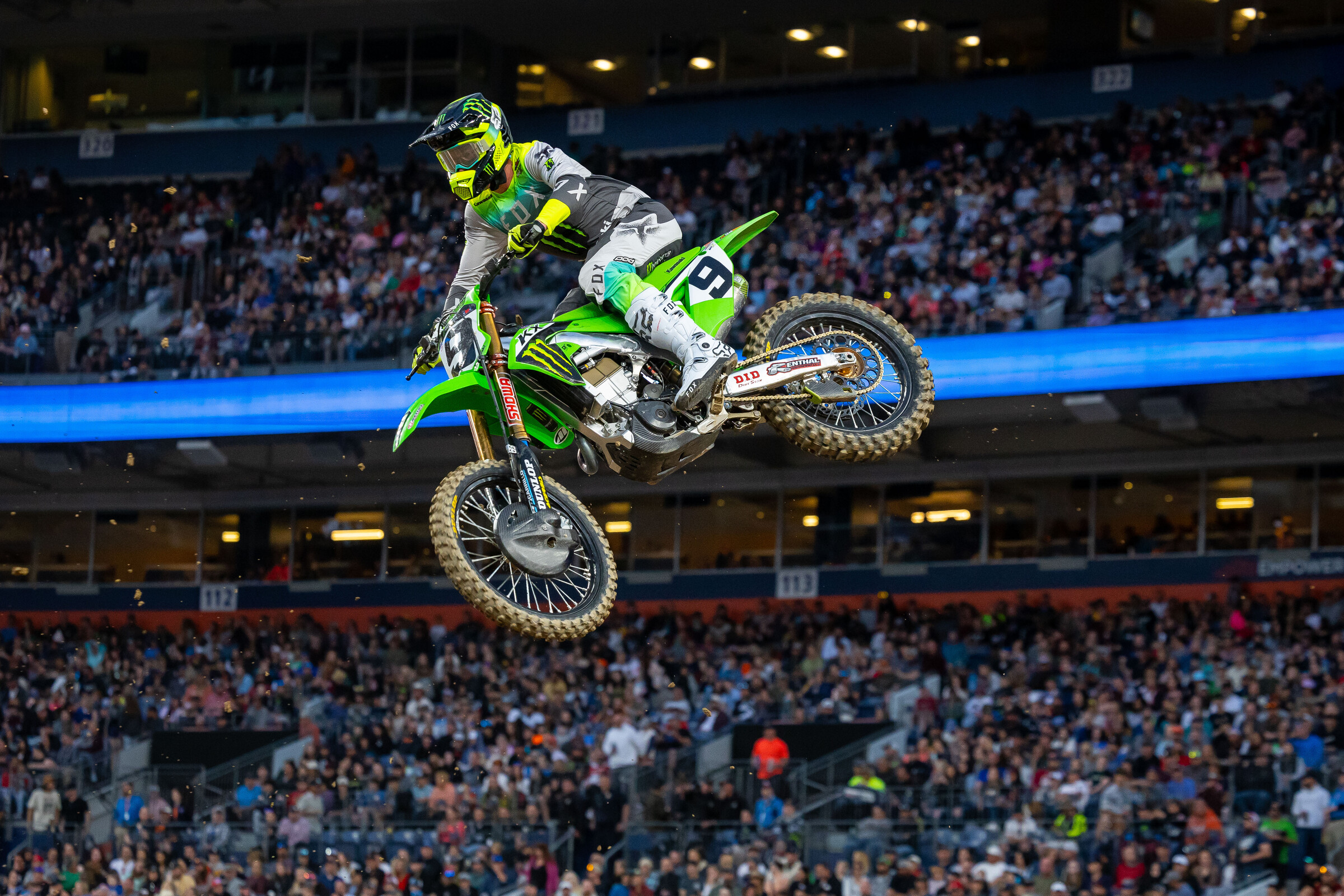Adam Cianciarulo on his way to a podium finish. 
