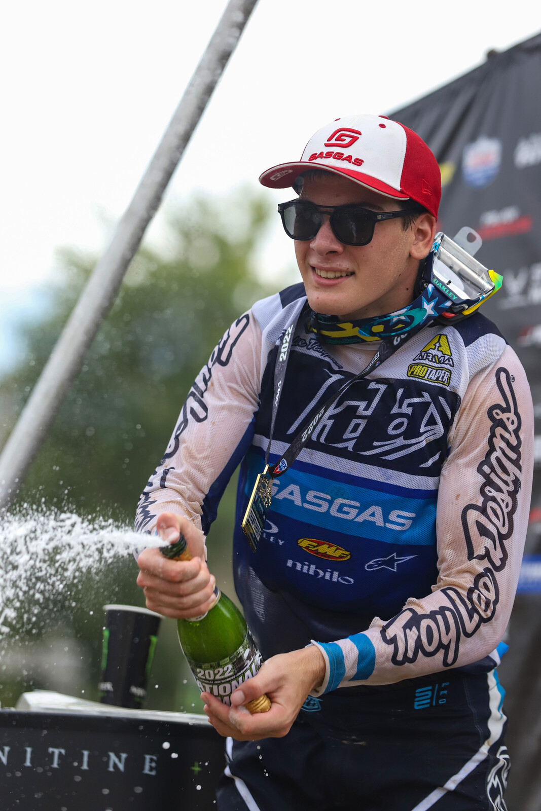 Caden Braswell at the 2022 Monster Energy AMA Amateur National Motocross Championship at Loretta Lynn’s Ranch.