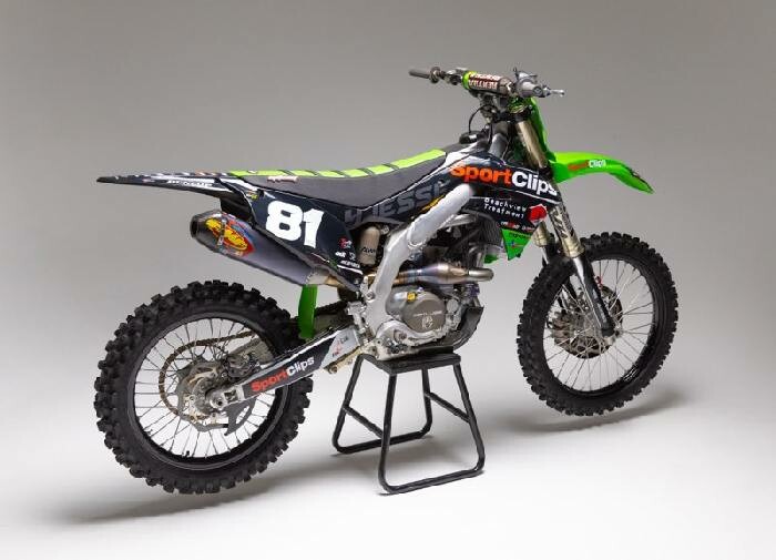 Ty Masterpool's Pro Motocross race bike.