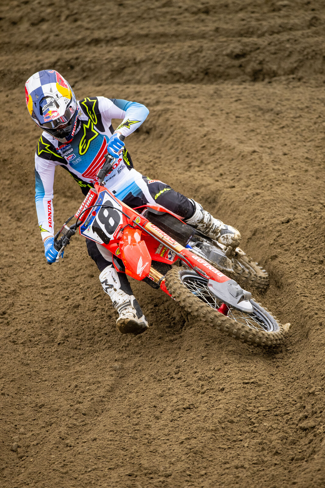 Jett Lawrence qualified fastest in the 450s.