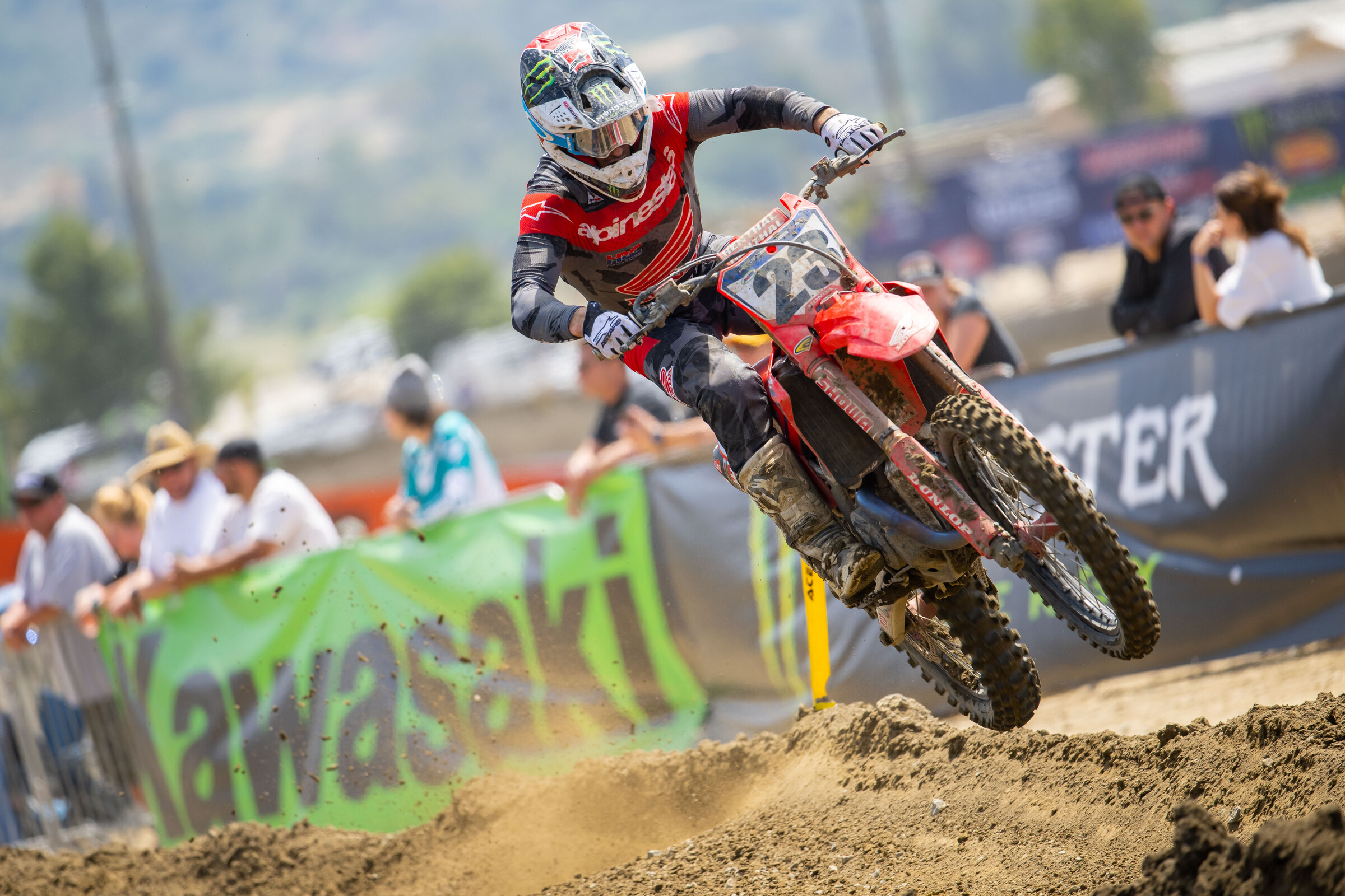 Chase Sexton was a close 2-2 on the day.