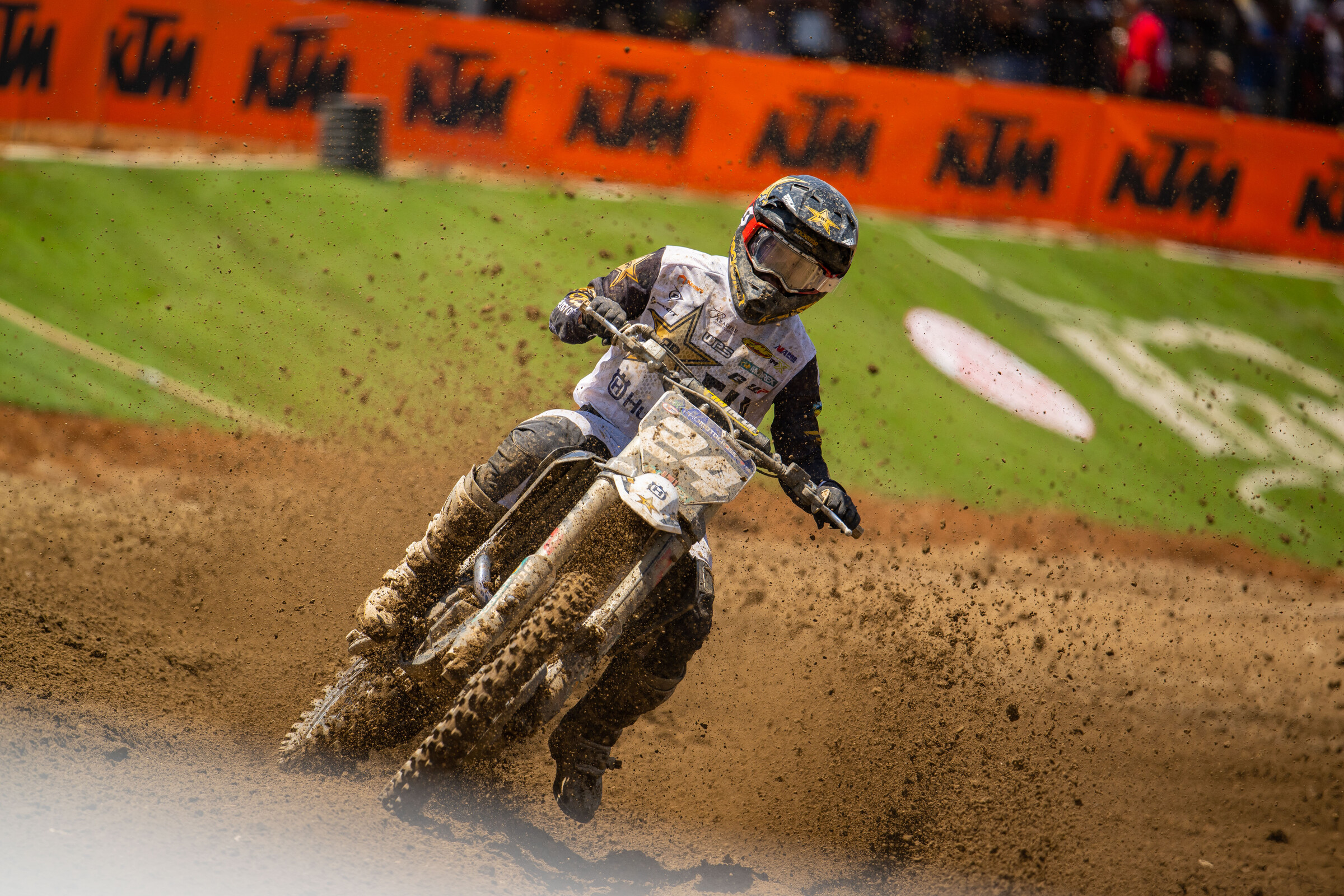 RJ Hampshire had plenty of speed but was forced to overcome bad starts.