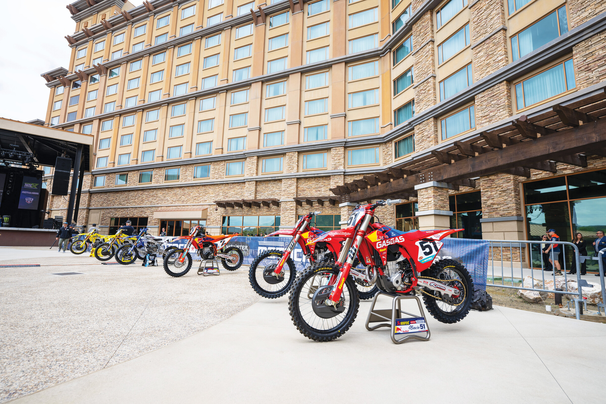 All lined up at Pala Casino for the Pro MX presser.