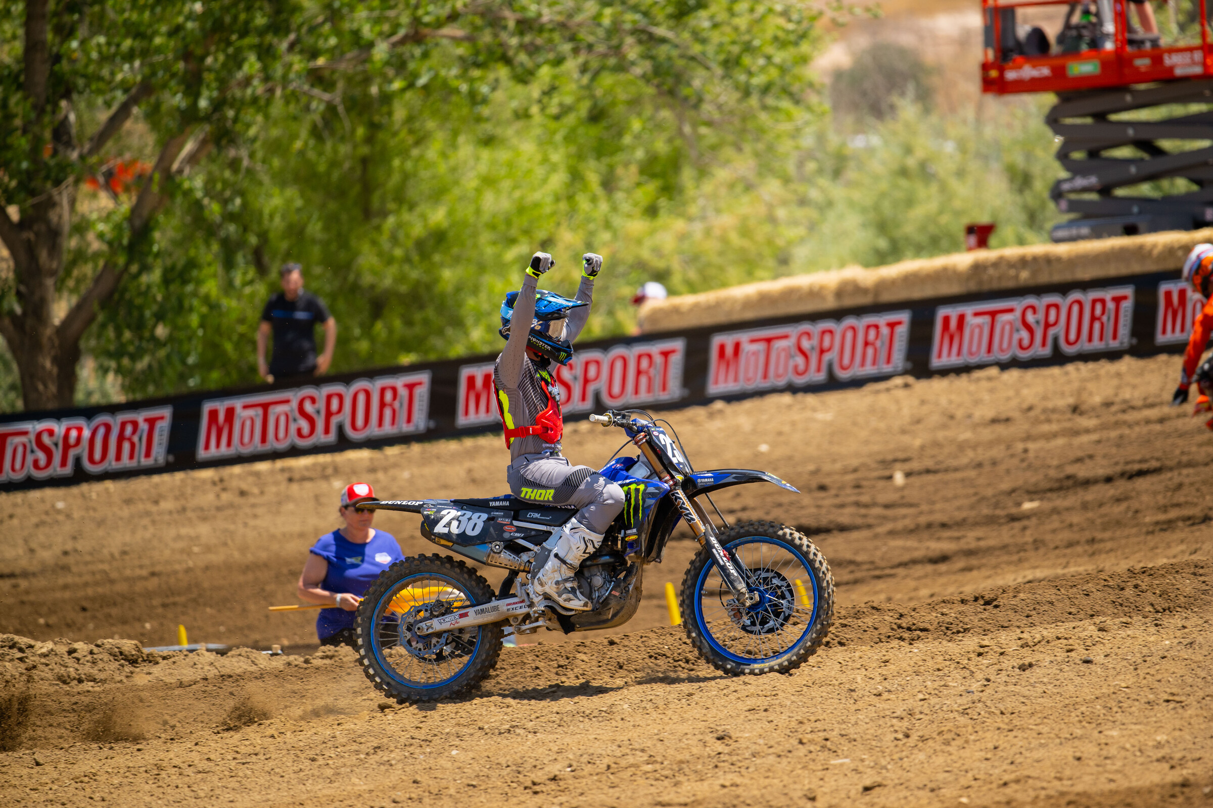 Deegan's maiden moto win in Pro Motocross came in just his seventh career moto.