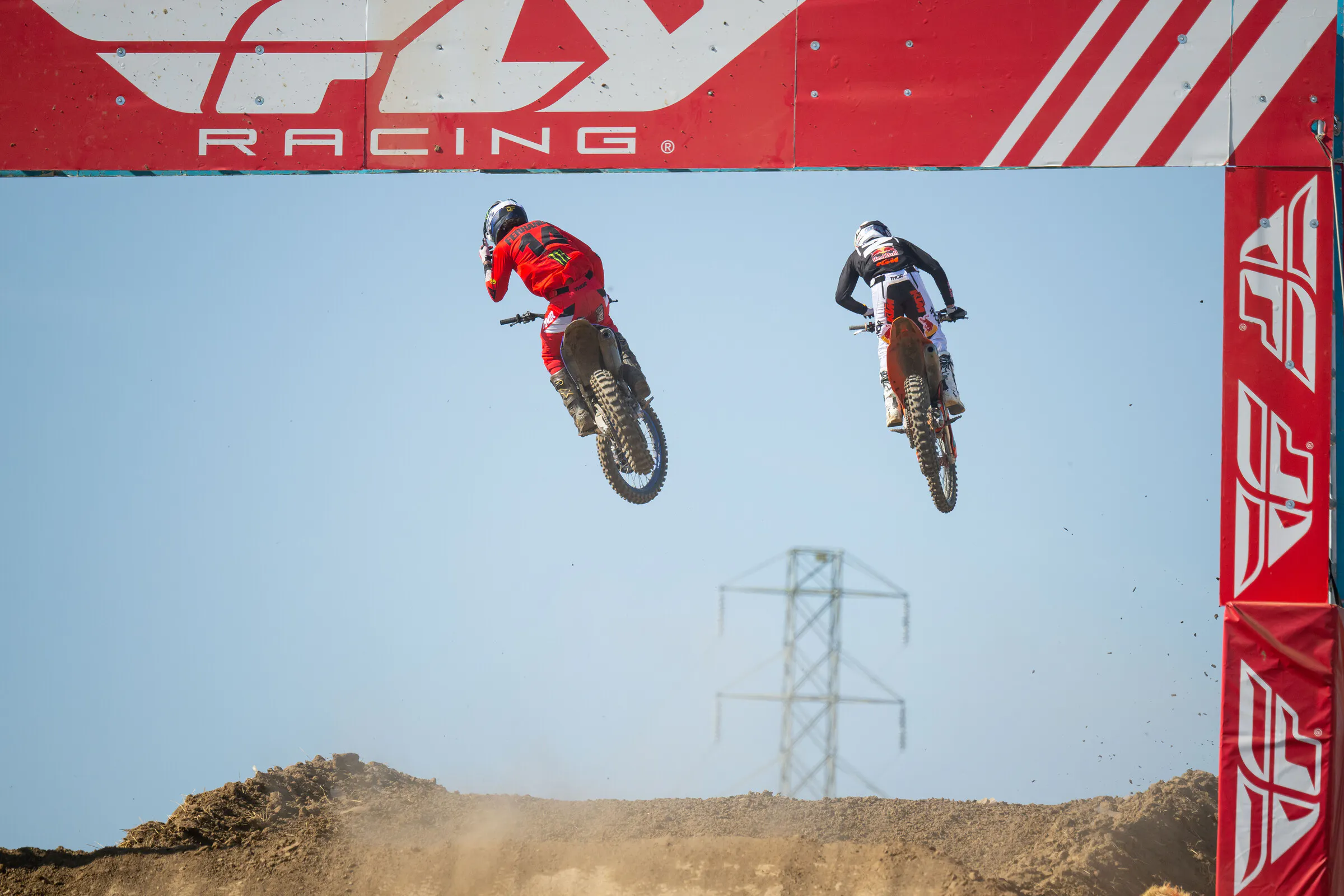 Ferrandis chased Webb for the entire second moto at Hangtown.&nbsp;