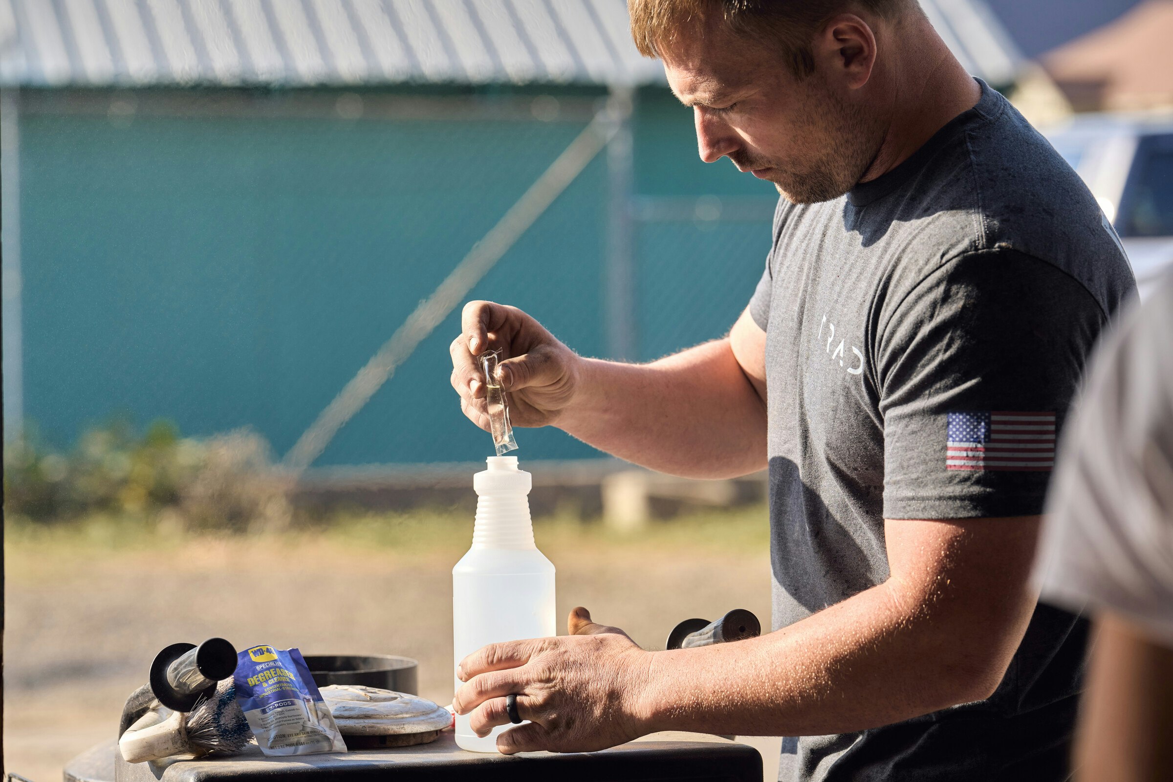 Easier Cleaning and Degreasing Even at the Track