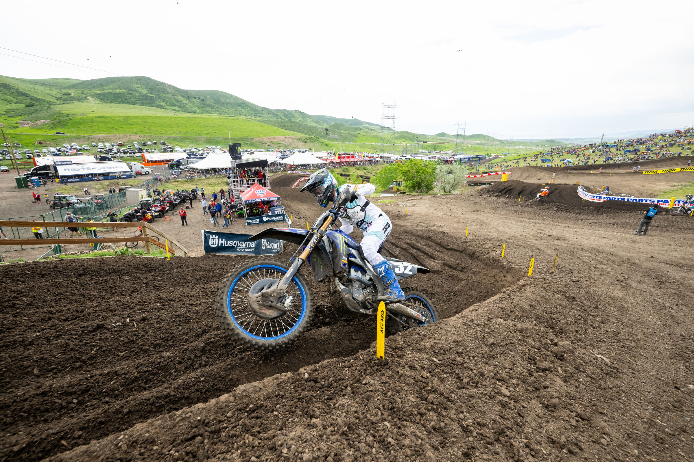 Justin Cooper took his first moto win of the season in 250 Moto 1.