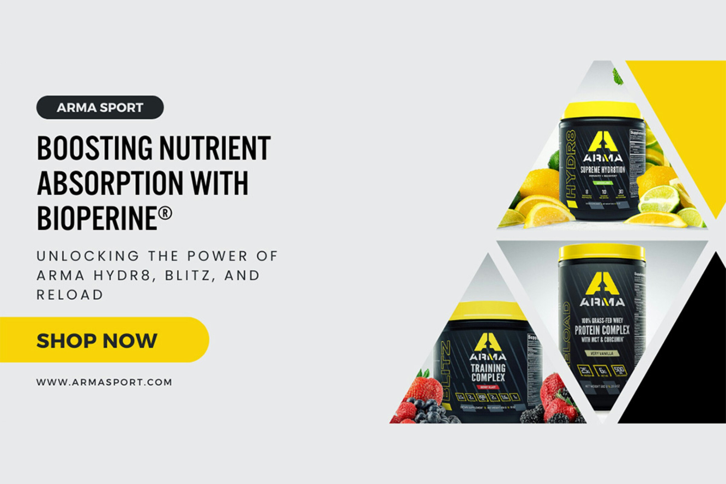 Unlocking the Power of BioPerine®: Elevating Health and Wellness with Arma Supplements