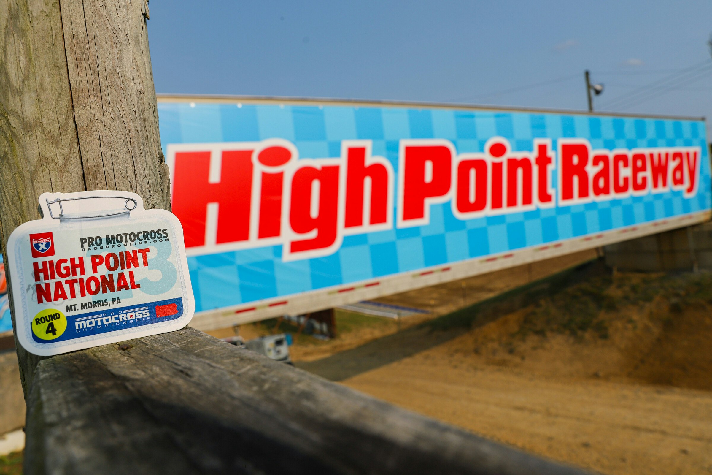 Get Your Free High Point National Sticker at the Racer X Booth Saturday
