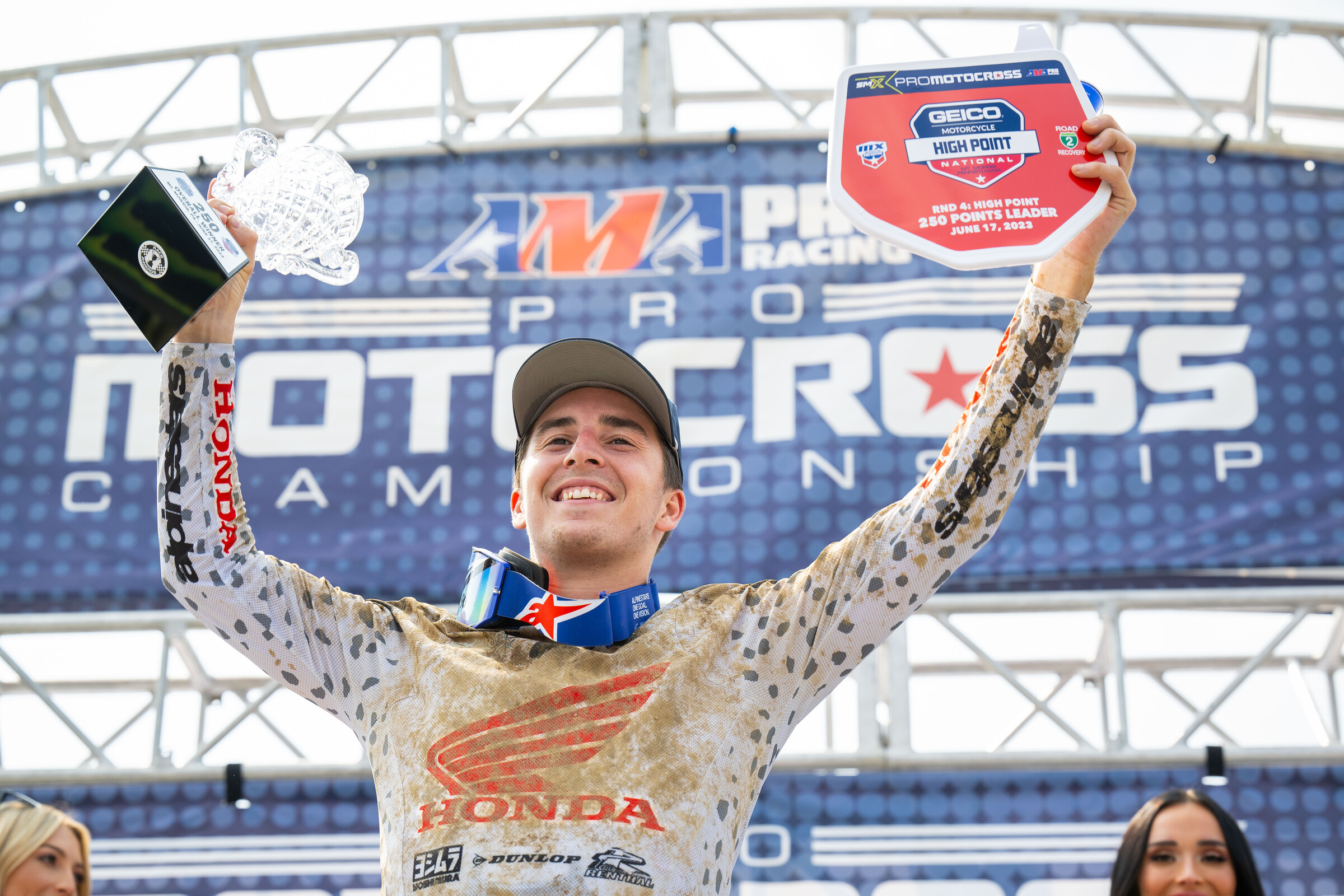 Hunter Lawrence starts the Pro Motocross season off with four straight overall wins.