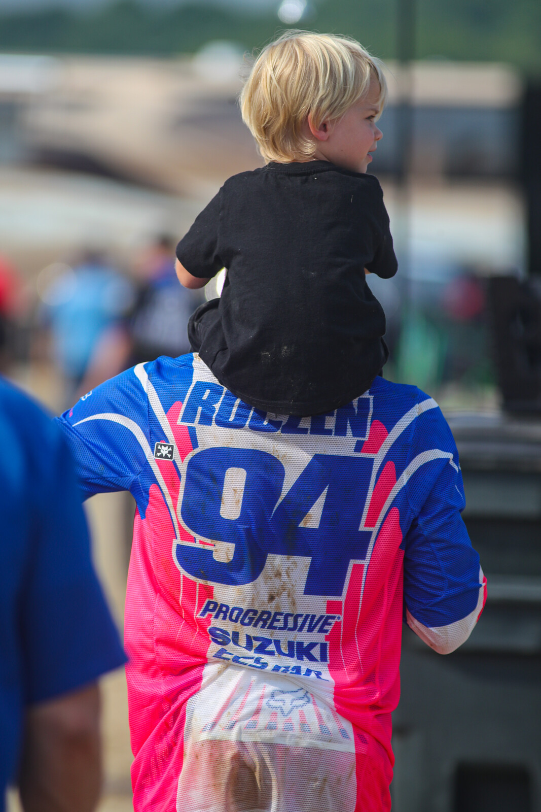 Kenny and Griffin Roczen on Father's Day weekend. 