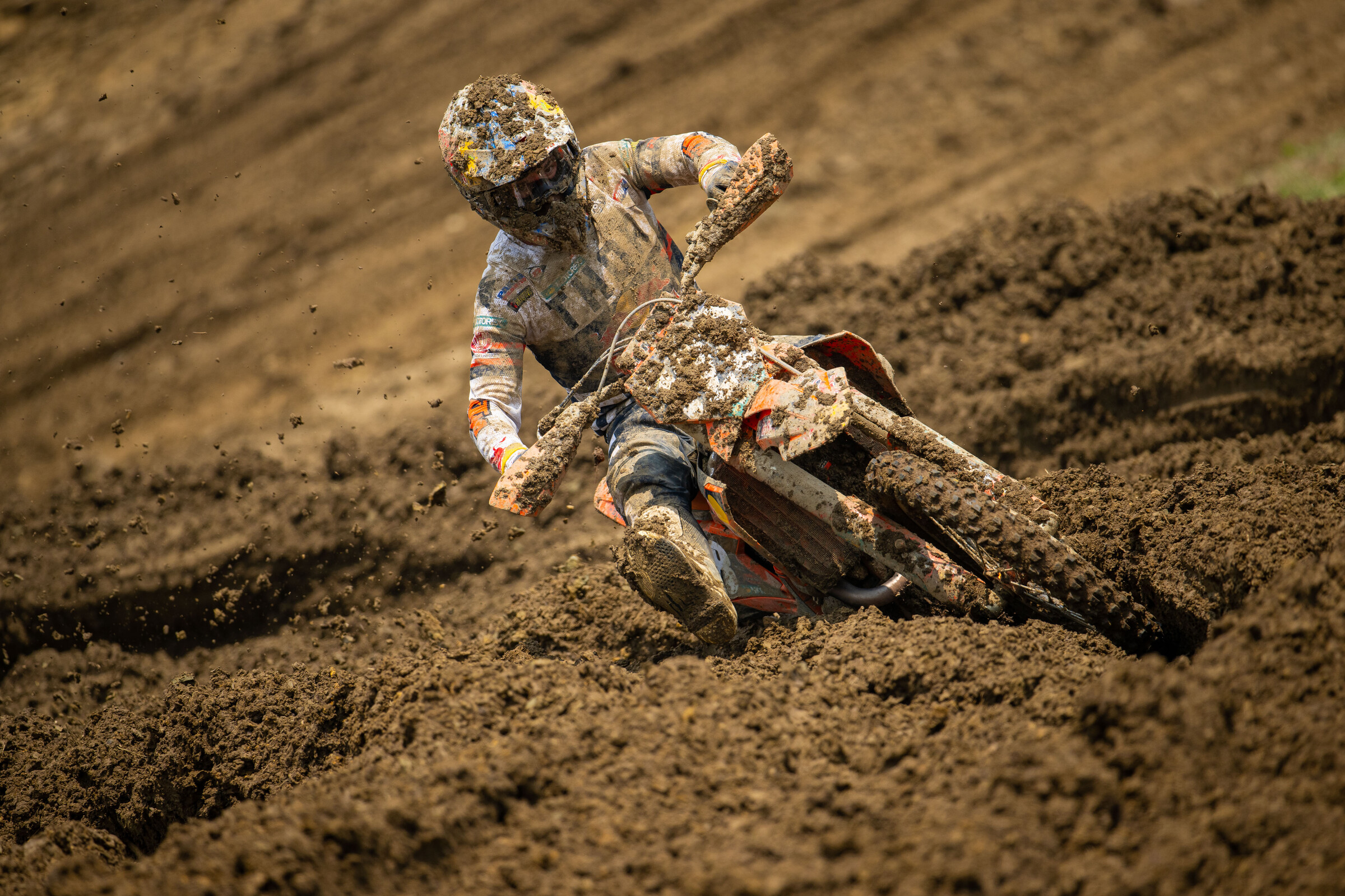 Tom Vialle had his best moto yet over the weekend.