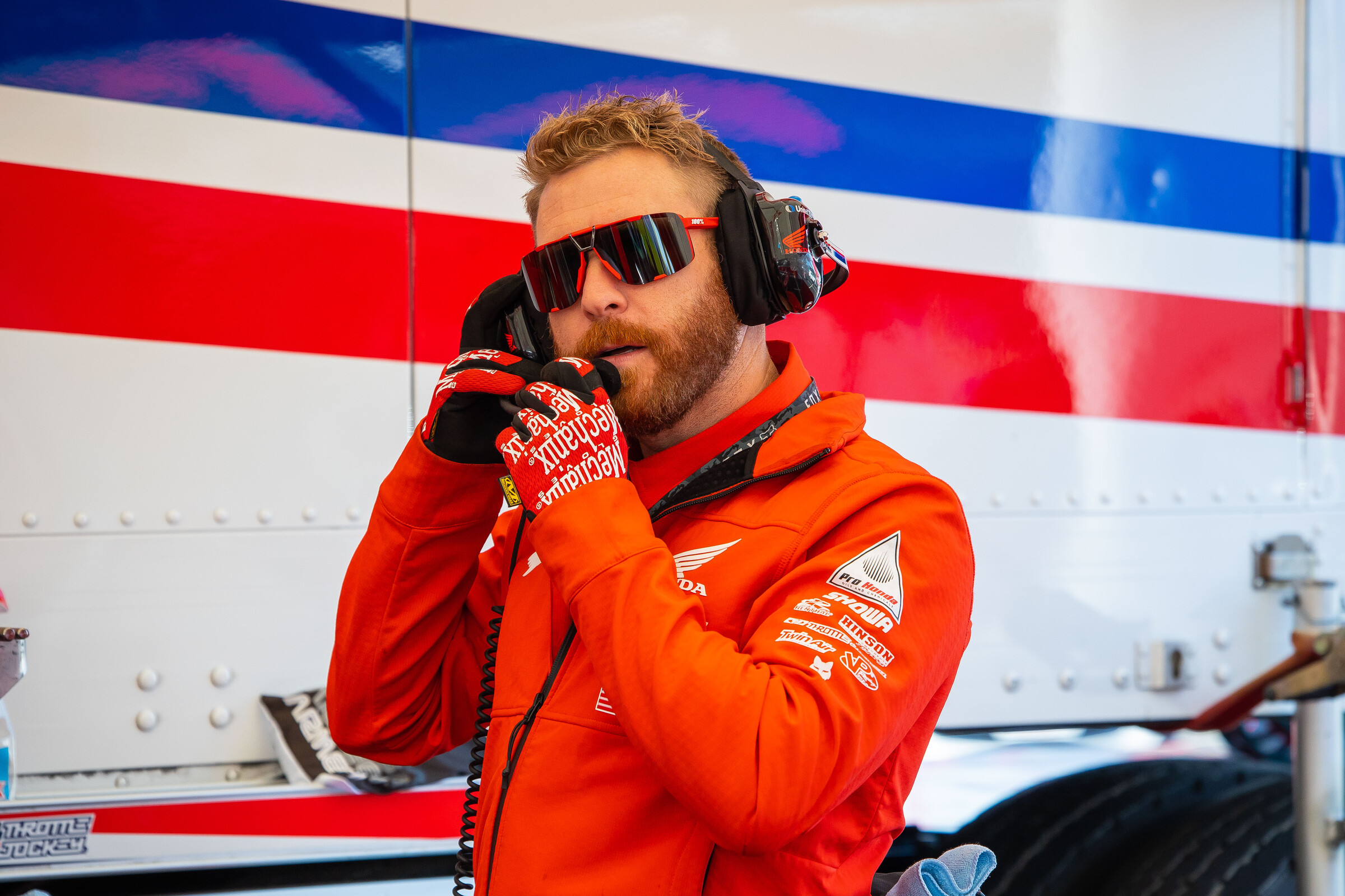 Troxell at the 2023 Oakland Supercross.