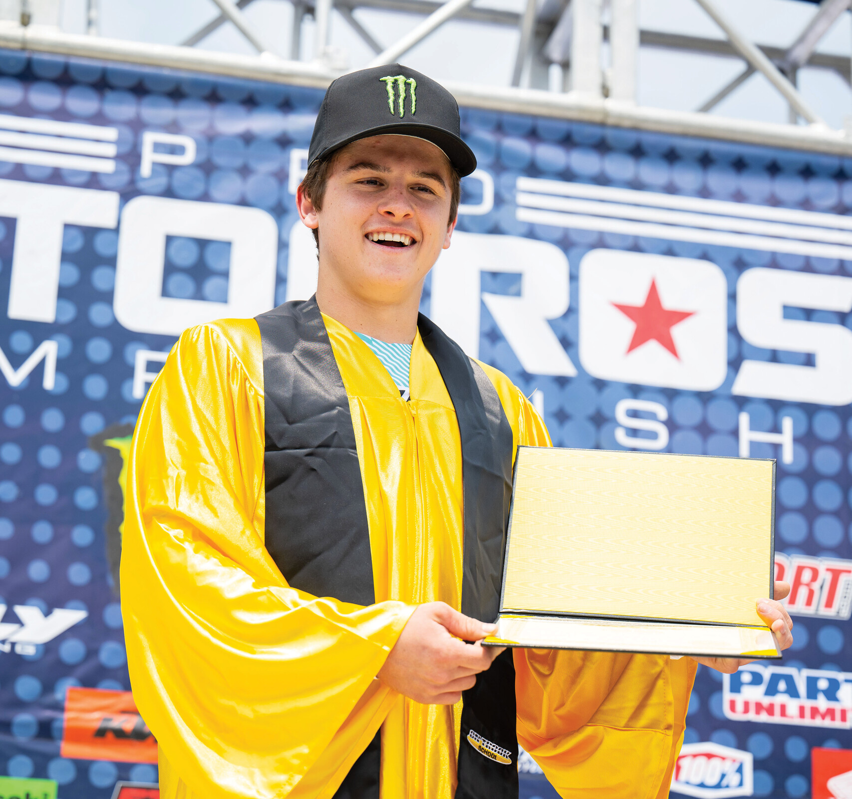 Haiden Deegan graduated On Track on the High Point podium.