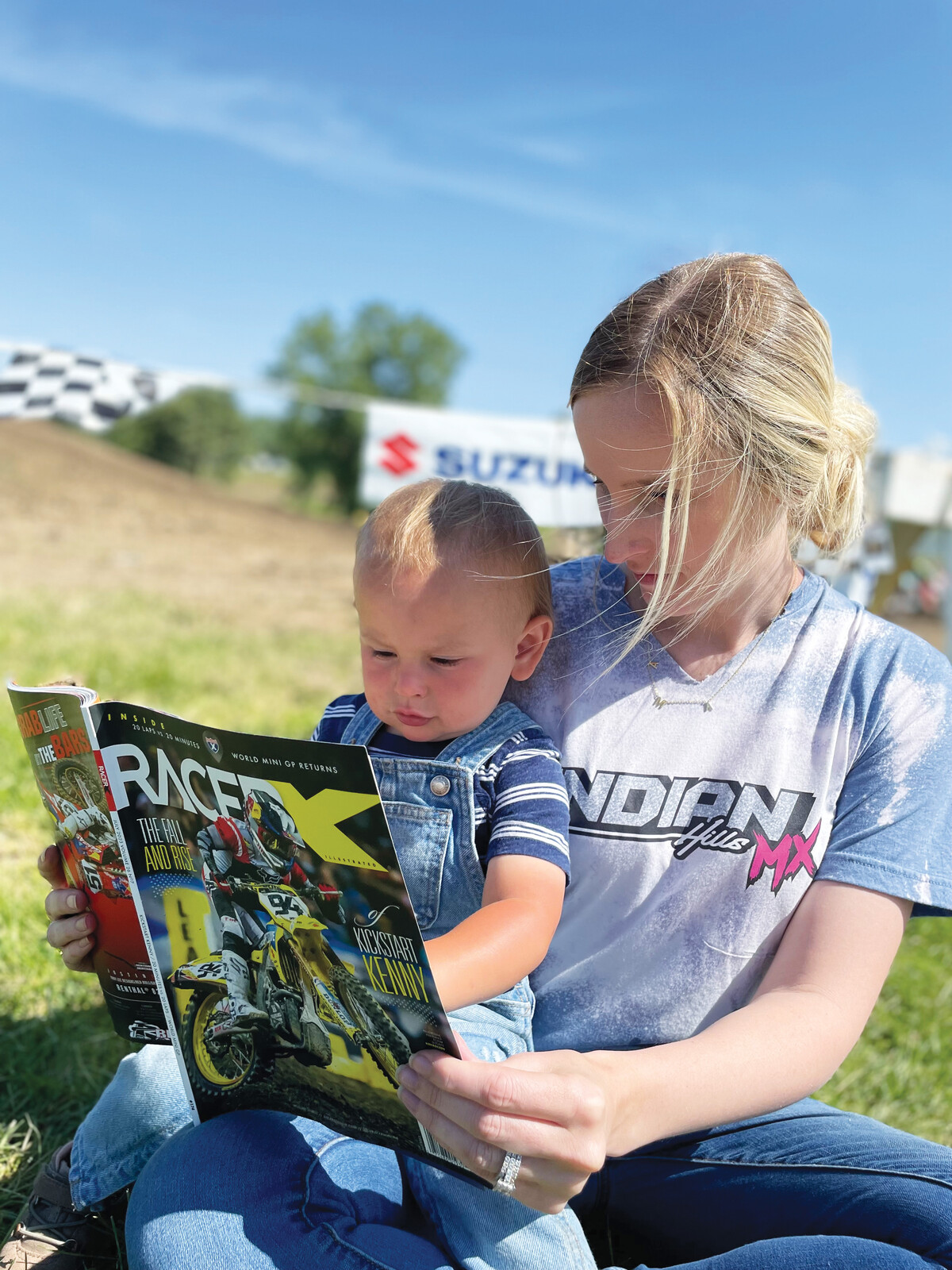 This young reader is learning how to do it the right away!