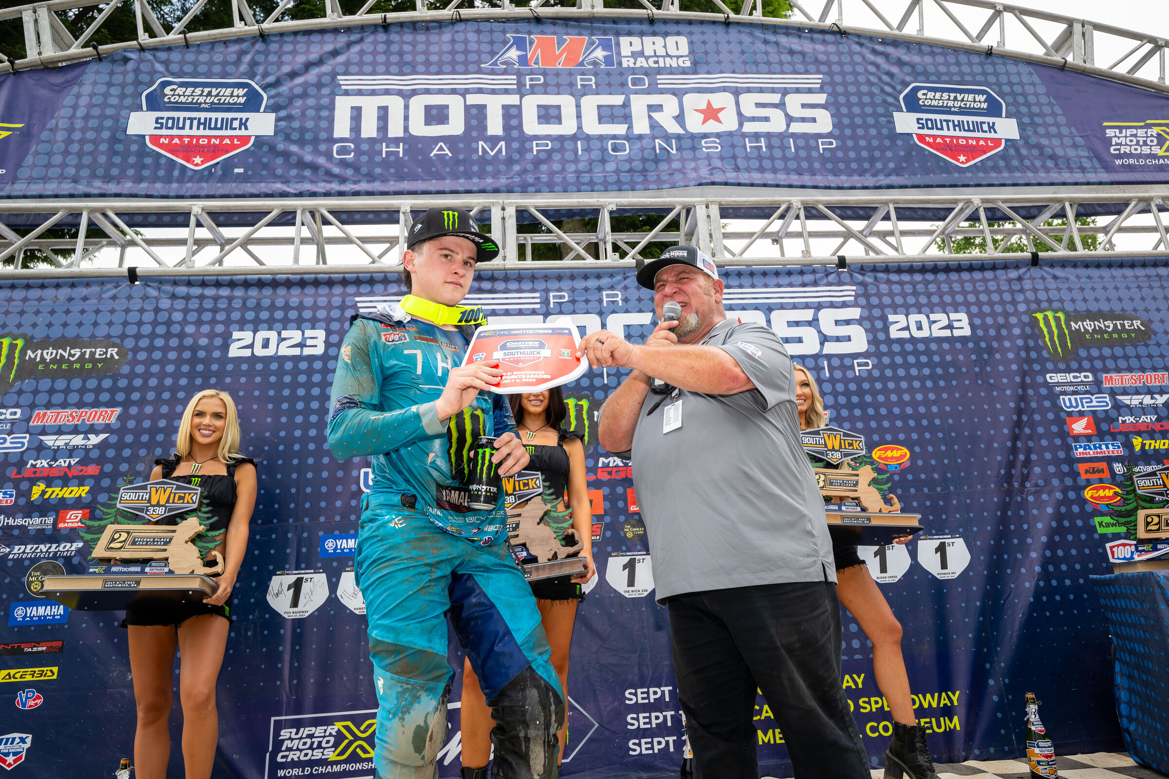 Haiden Deegan at the 2003 Southwick National.