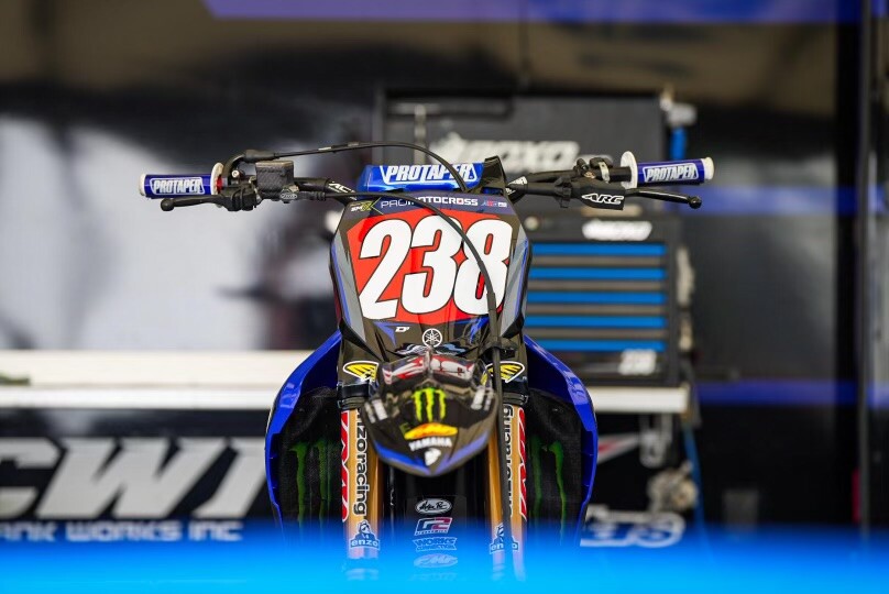Haiden Deegan's Yamaha YZ250F.