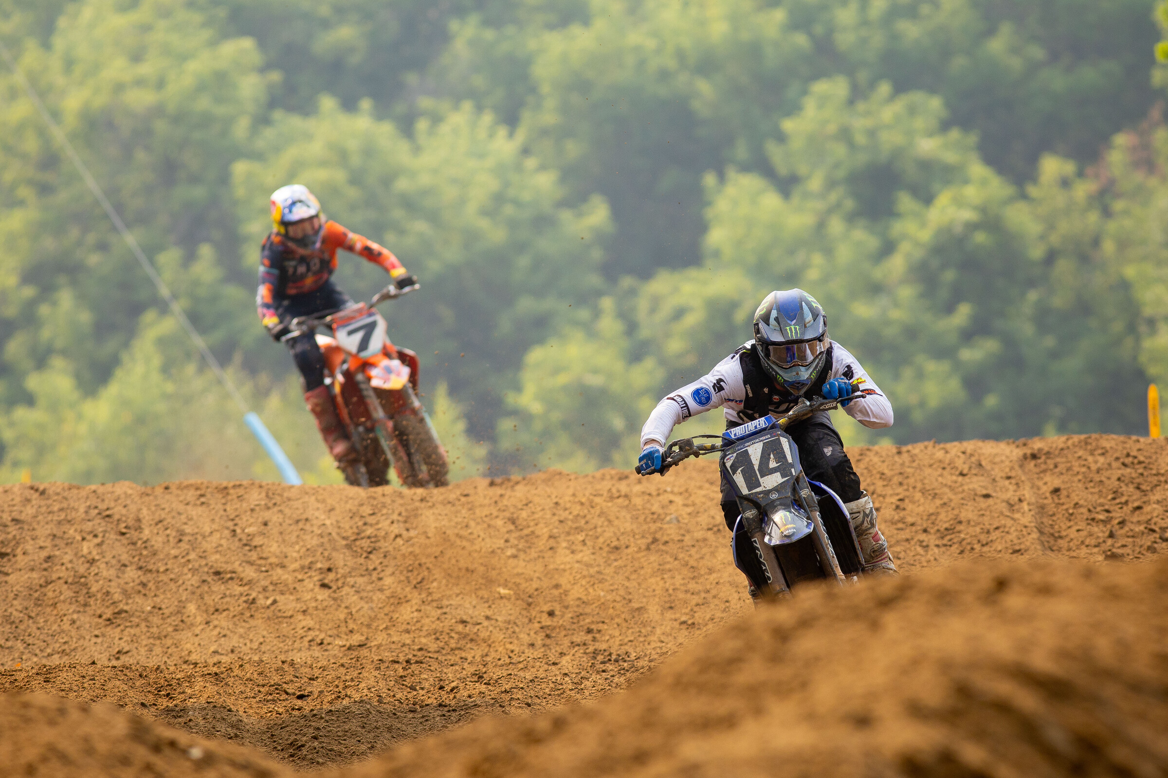 Dylan Ferrandis (right) and Aaron Plessinger (left).