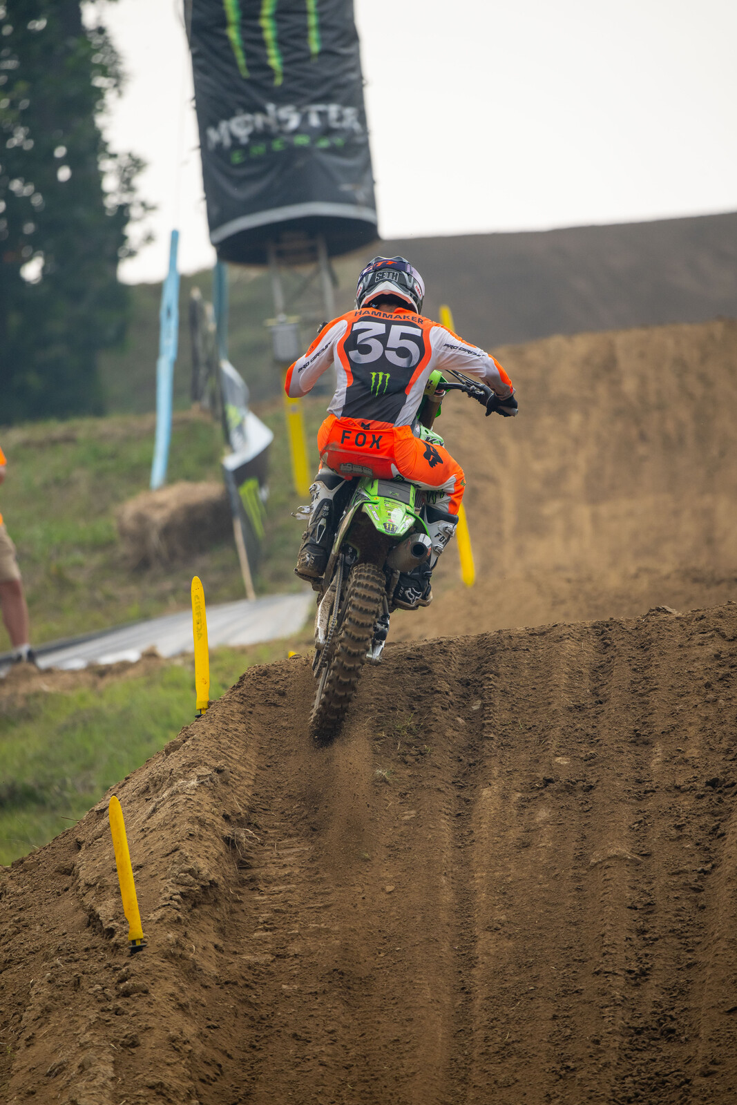 Hammaker scored 19-11 in the motos, for 16th overall at Spring Creek. 