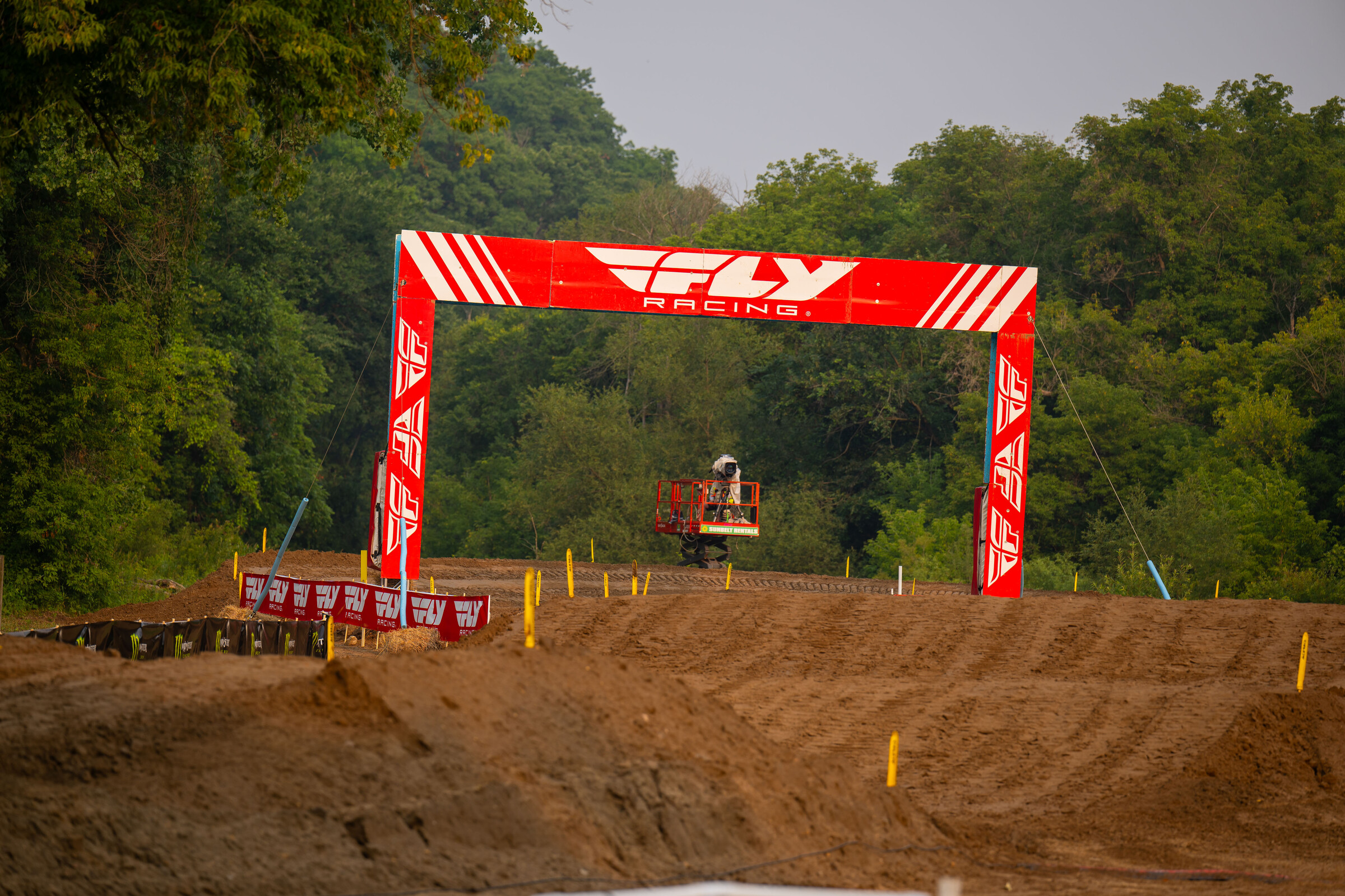 The beautiful Spring Creek Motocross Park track.