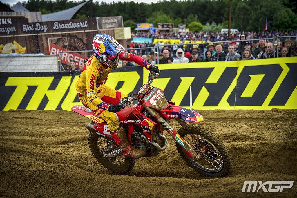 Jorge Prado won moto two, took second overall, and leads the series by nearly 100 points.