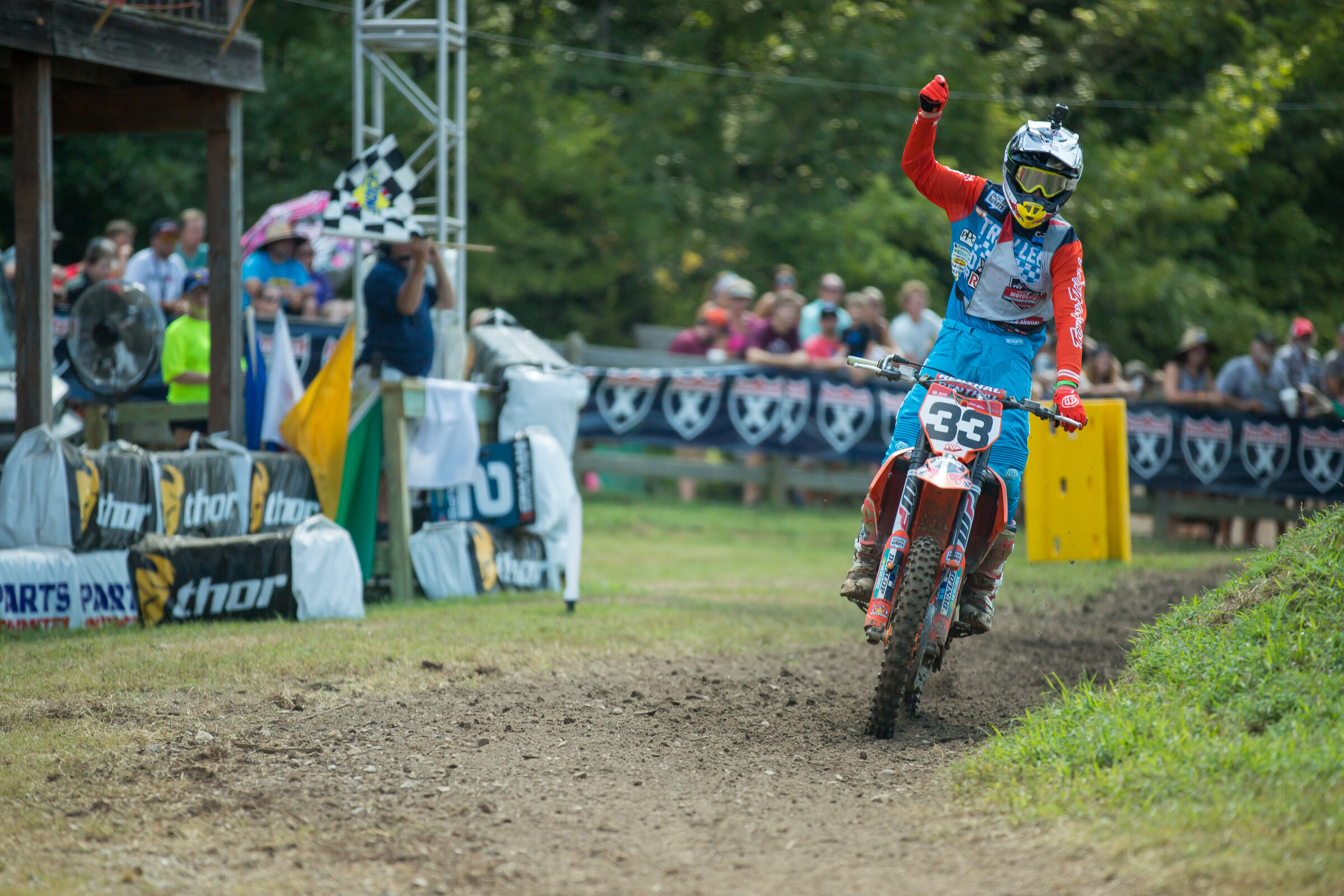 Derek Drake on a KTM.