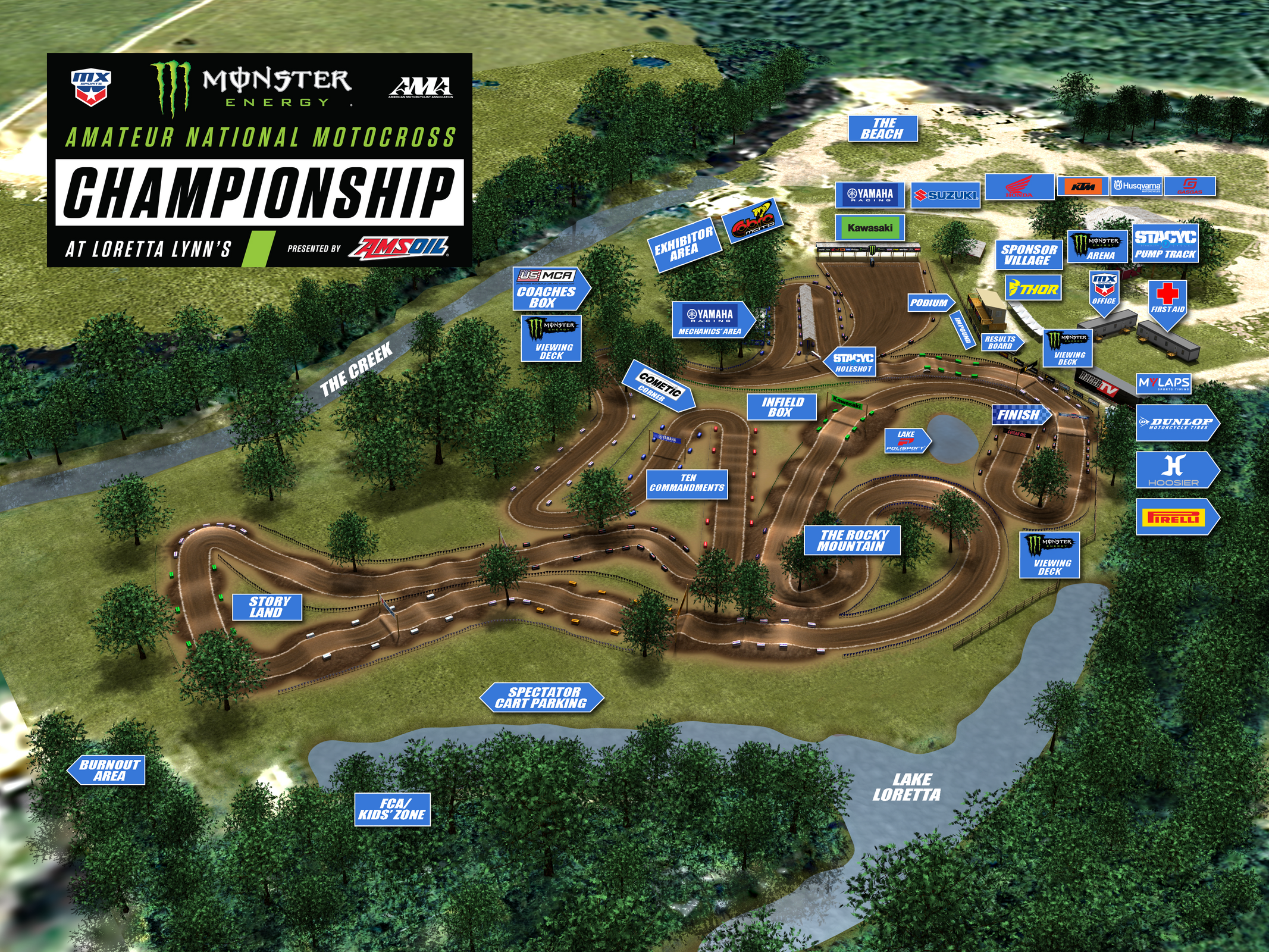 2023 Loretta Lynn's track map