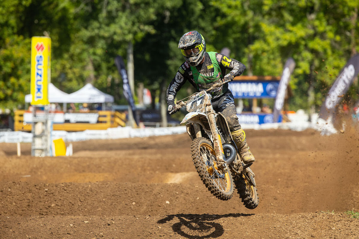 Jeff Emig emerged with the Moto 1 win in the Masters class after Brown's misfortune.