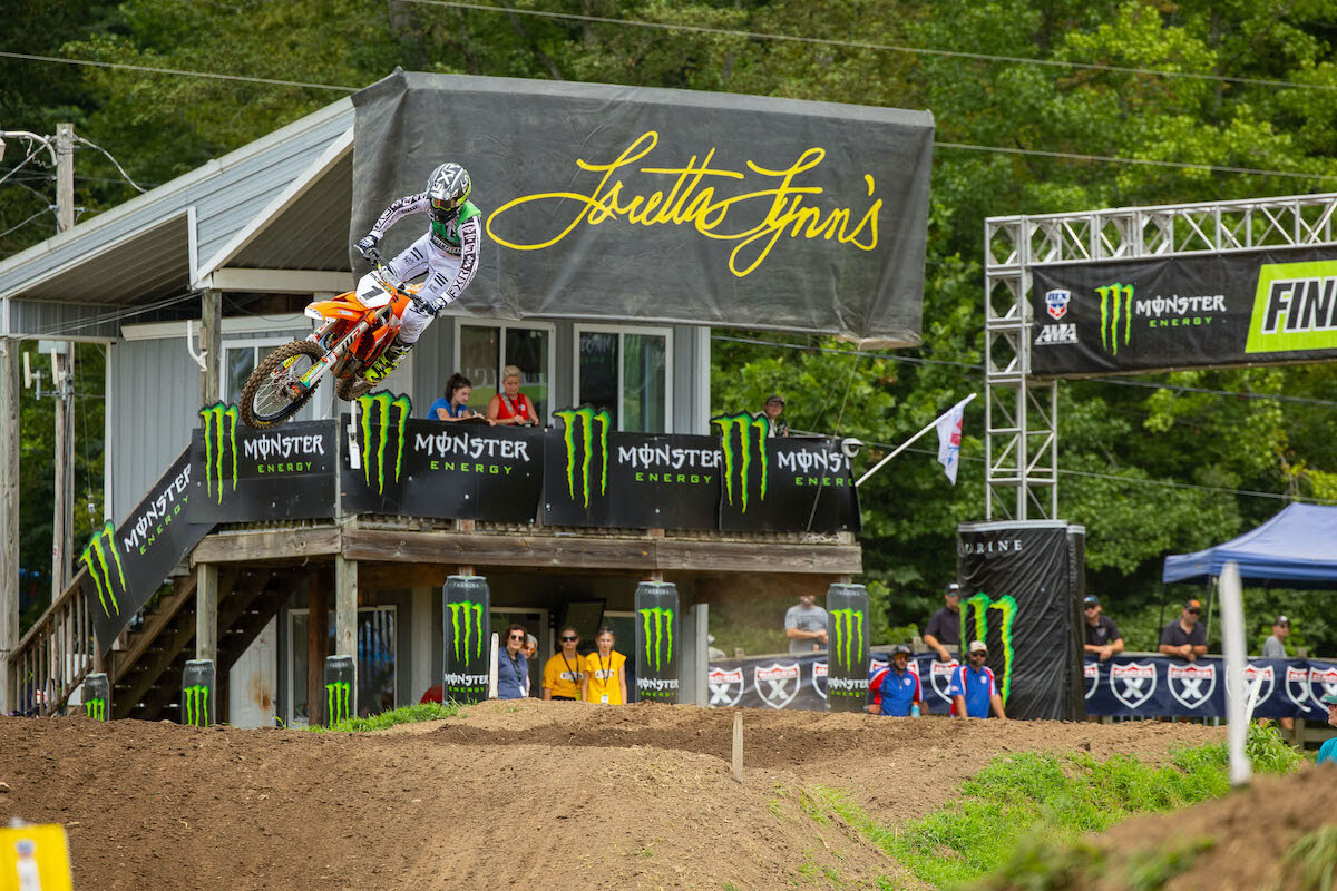 Mike Brown was in a class of his own in Moto 1 of the Senior class.