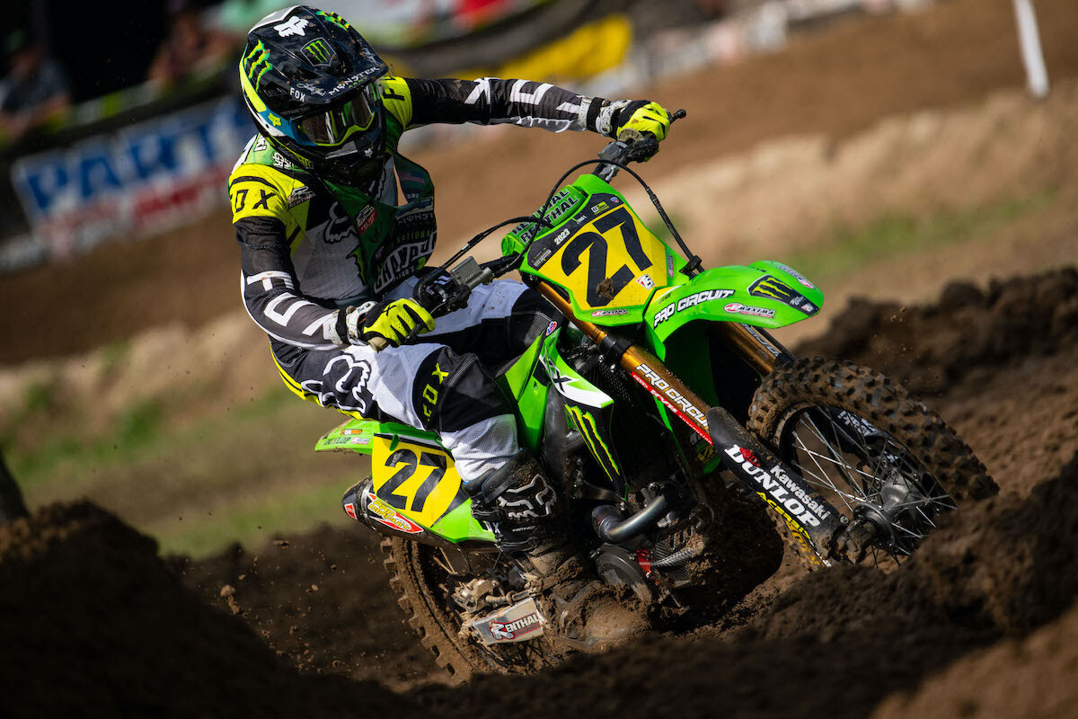 Krystian Janik took another moto win, this time in Schoolboy 2.