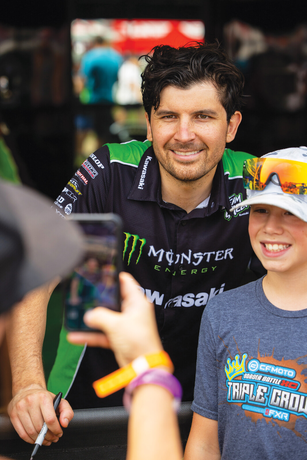 It’s great to see Jason Anderson back racing—and smiling.