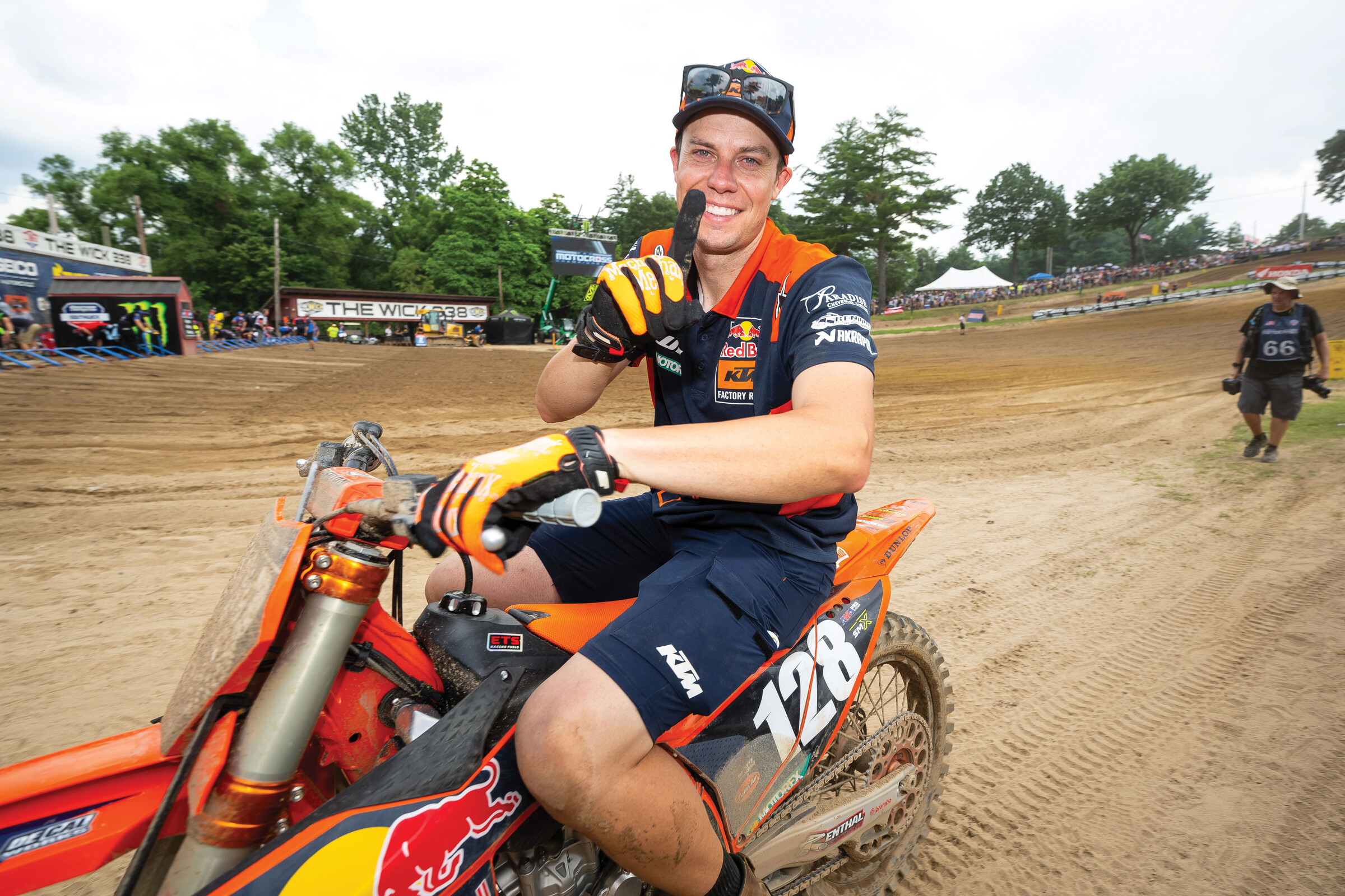 Pedro was all smiles after his first win with Tom Vialle at the Wick.