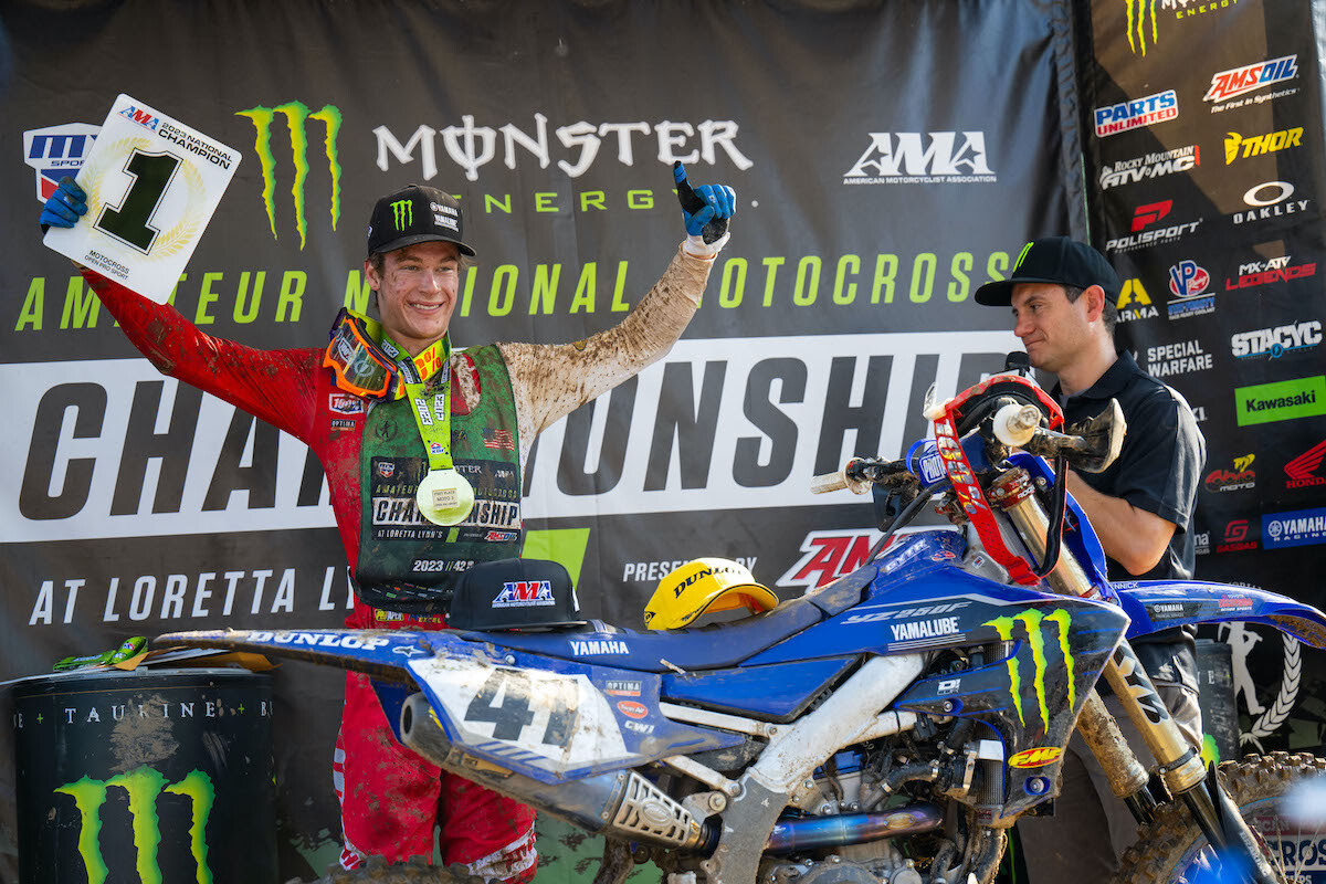 Daxton Bennick swept all tree motos to capture the Open Pro Sport title.