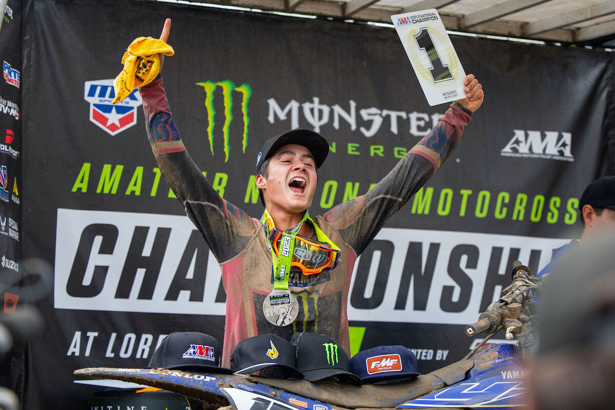 Gavin Towers earned his first career AMA National Championship in 250 Pro Sport.