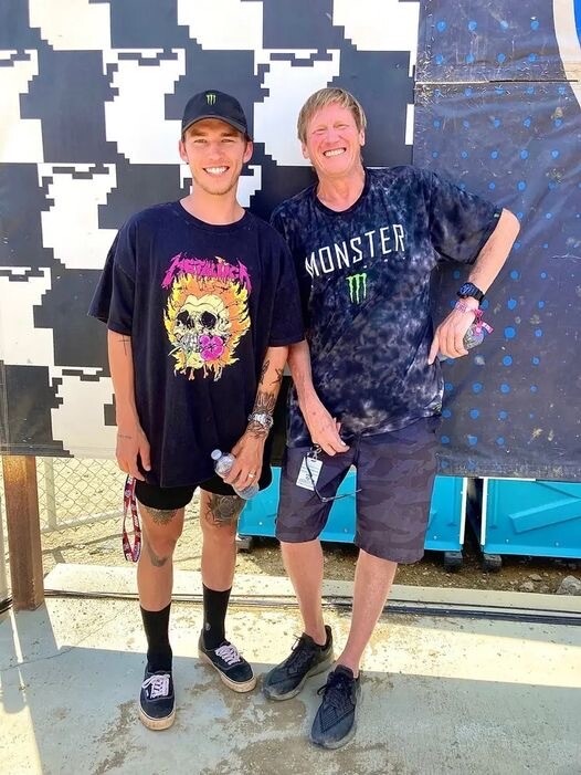 Austin Forkner with Eric Johnson.