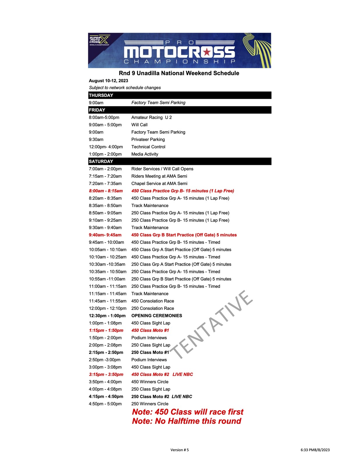 How to Watch/Stream 2023 Unadilla National & MXGP of Sweden on TV Racer X