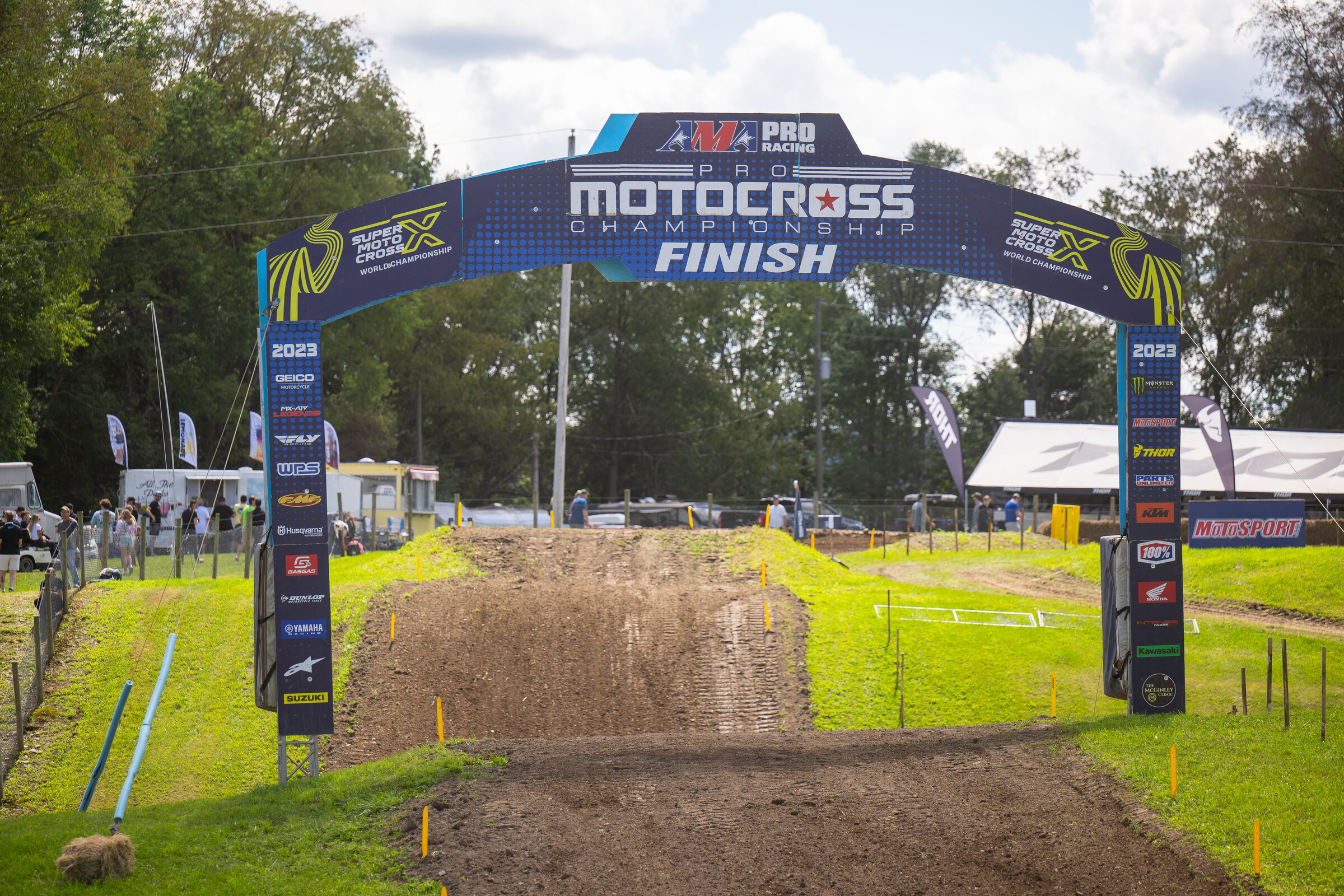 The finish line at Unadilla.
