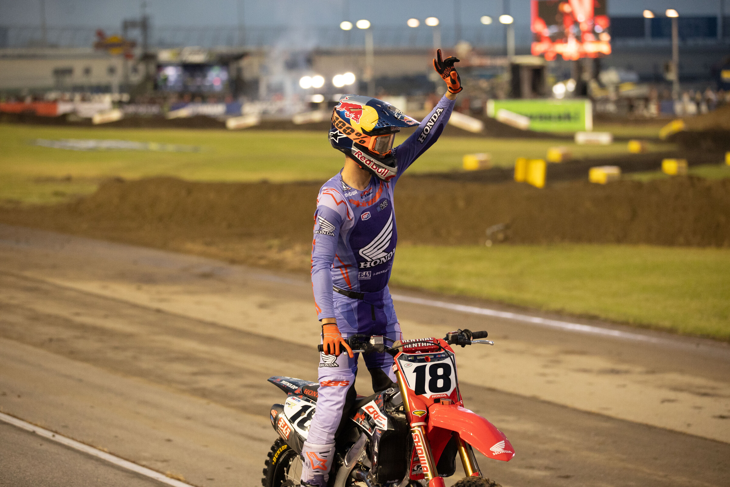 Jett Lawrence on His Overall Win at the SMX Playoffs Round 2 - Racer X