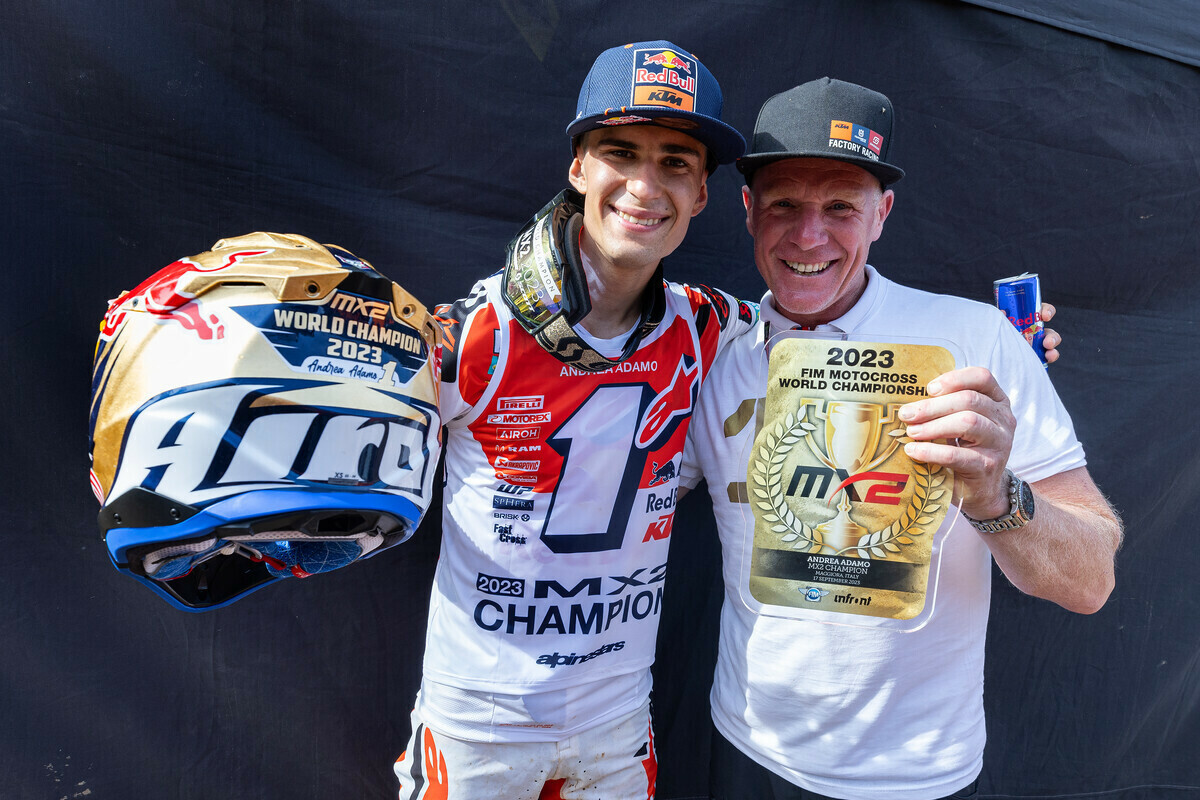 Andrea Adamo with Joel Smets.