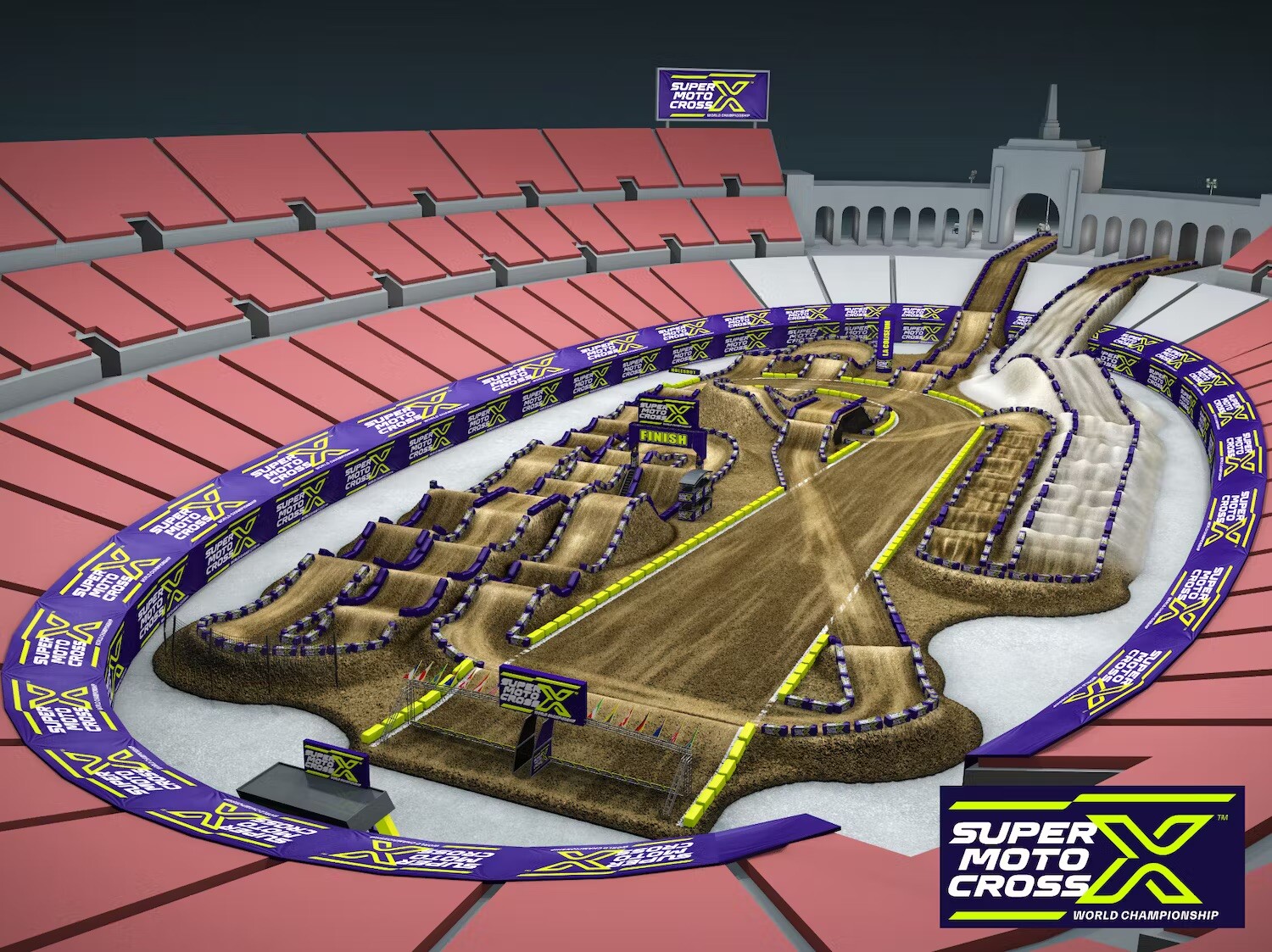 Los Angeles Memorial Coliseum » SuperMotocross