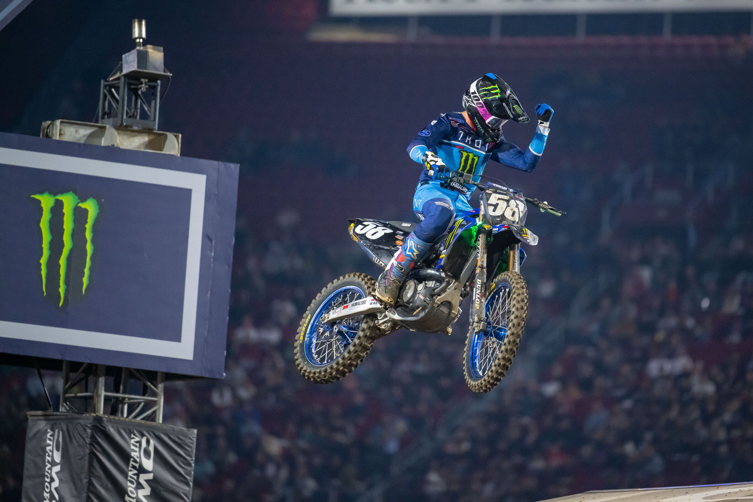 Jordon Smith broke through for a moto one victory in LA.